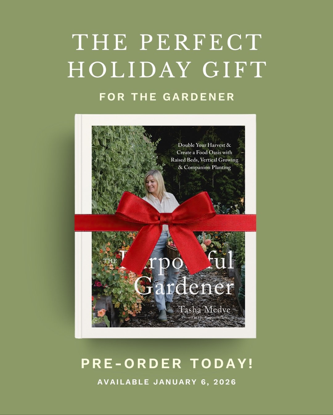🎁 If you&rsquo;re on the hunt for the perfect gift for the gardener in your life, my new book, The Purposeful Gardener is a great option!

Comment &ldquo;BOOK&rdquo; and I&rsquo;ll send you the pre-order page!

Not only is it full of my tried-and-tr