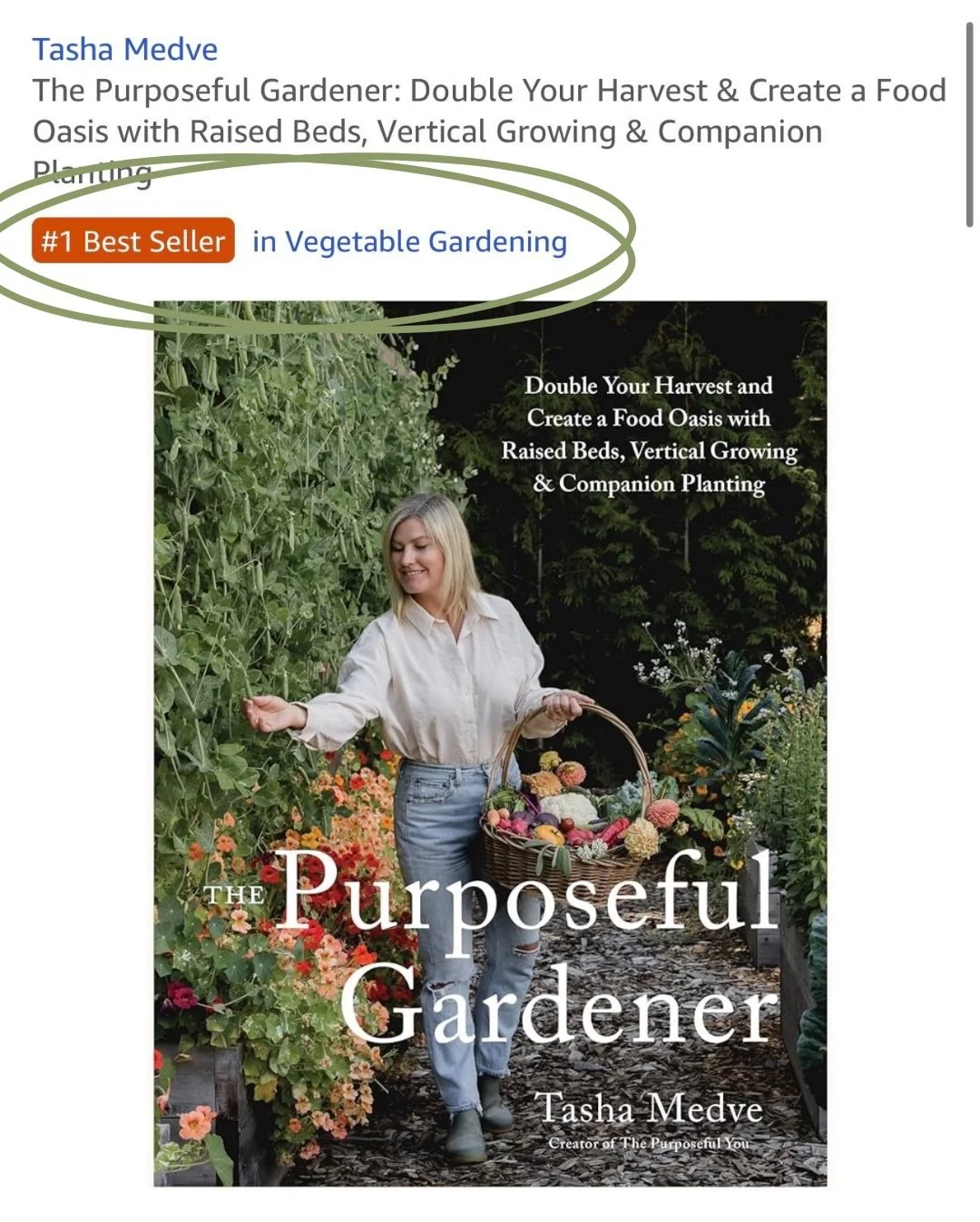 Wow, wow, WOW!!! 🤩 

3 days since publication day, and we are already seeing the best sellers! Thank you so much for your support and love for The Purposeful Gardener 🥰

Don&rsquo;t forget to leave a review of the book and share the love! ❤️

🌱Com