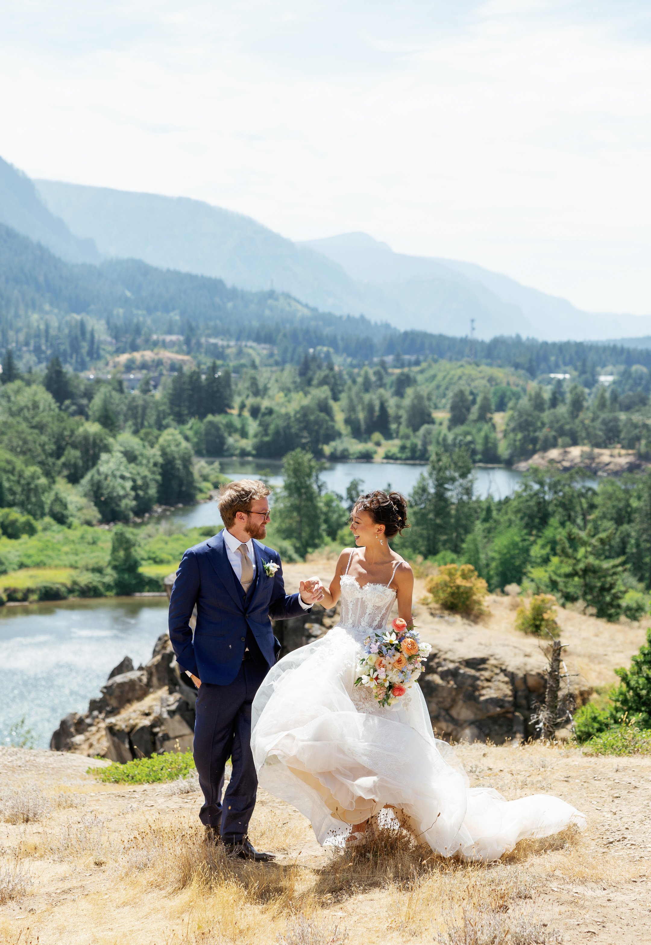 The Ruins Hood River Wedding