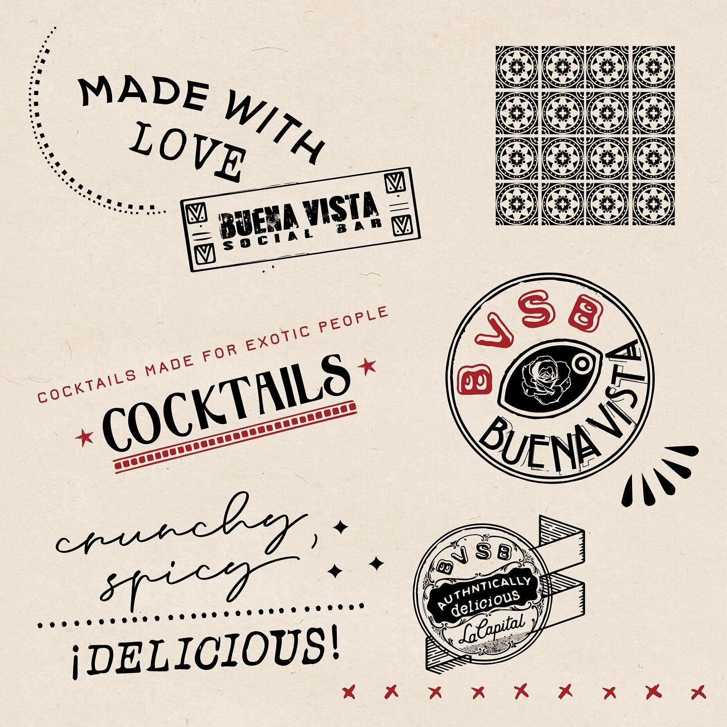 Cuban style illustration elements created for @buenavistasocialbarathens menu! 

#graphicdesign #menudesign #typography #illustration #design #menu  #branding #graphicdesigner #restaurantbranding