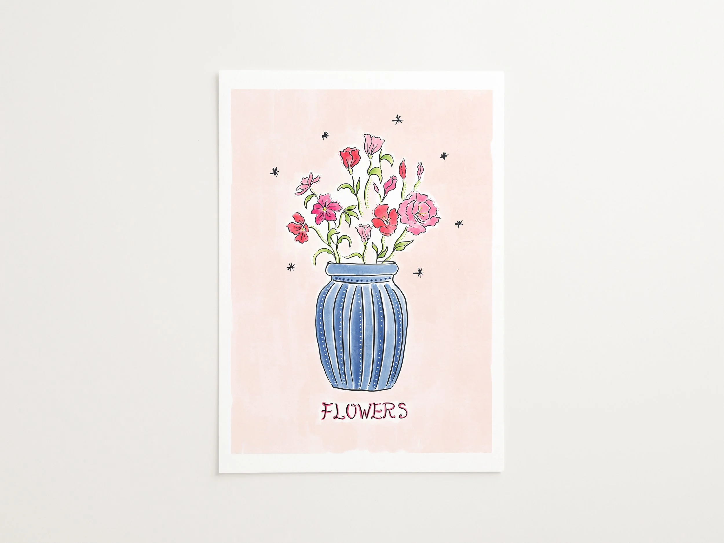 VASE WITH FLOWER