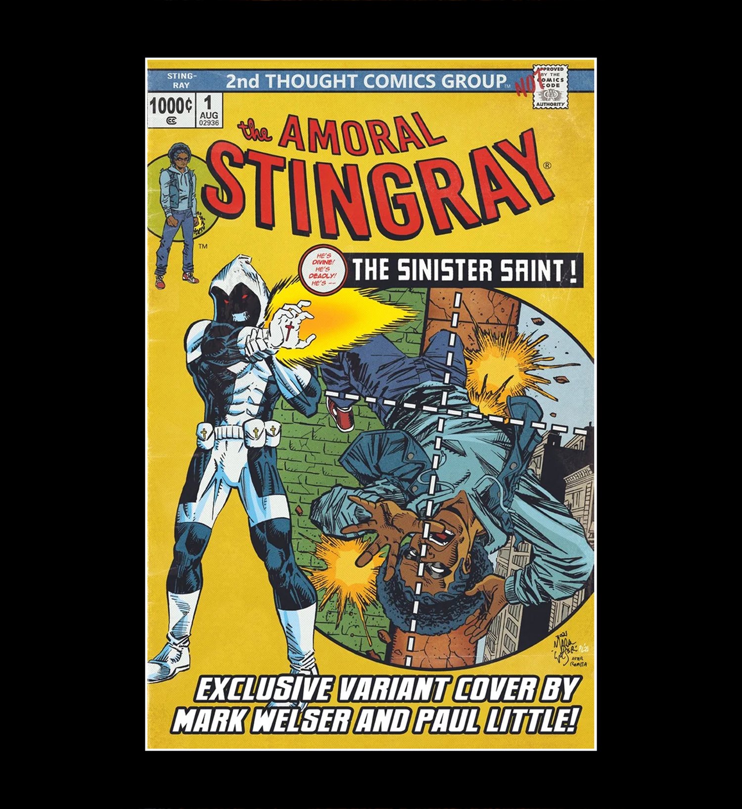 THE AMORAL STINGRAY NEW #1 MARK WELSER VARIANT COVER
