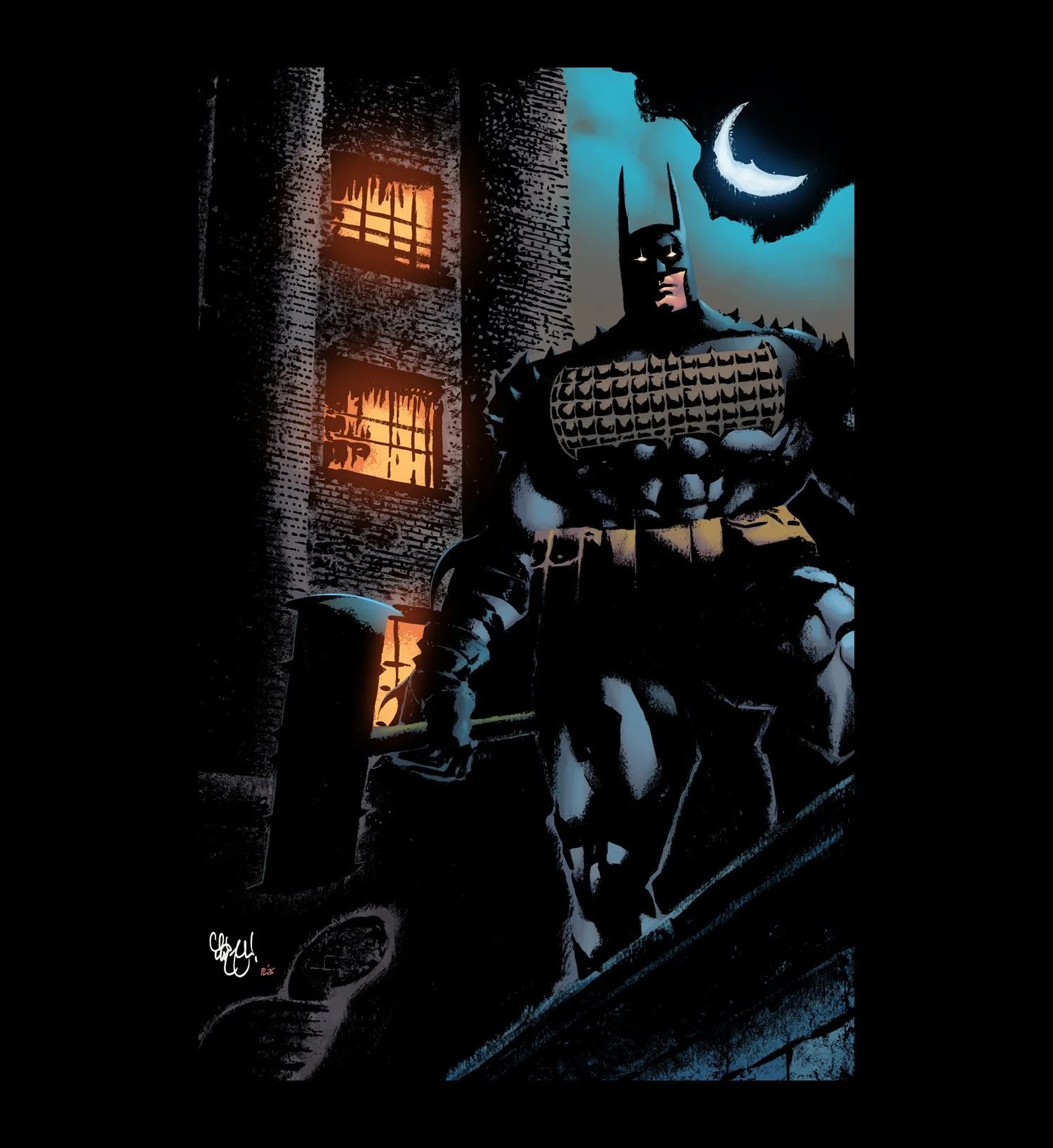 ABSOLUTE BATMAN 11x17 SIGNED PRINT NEW!