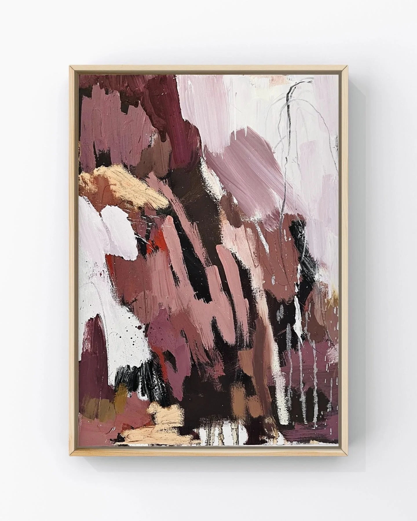 You made my heart skip a beat, 2022, 12" x 16", Oil, pastel, charcoal on canvas