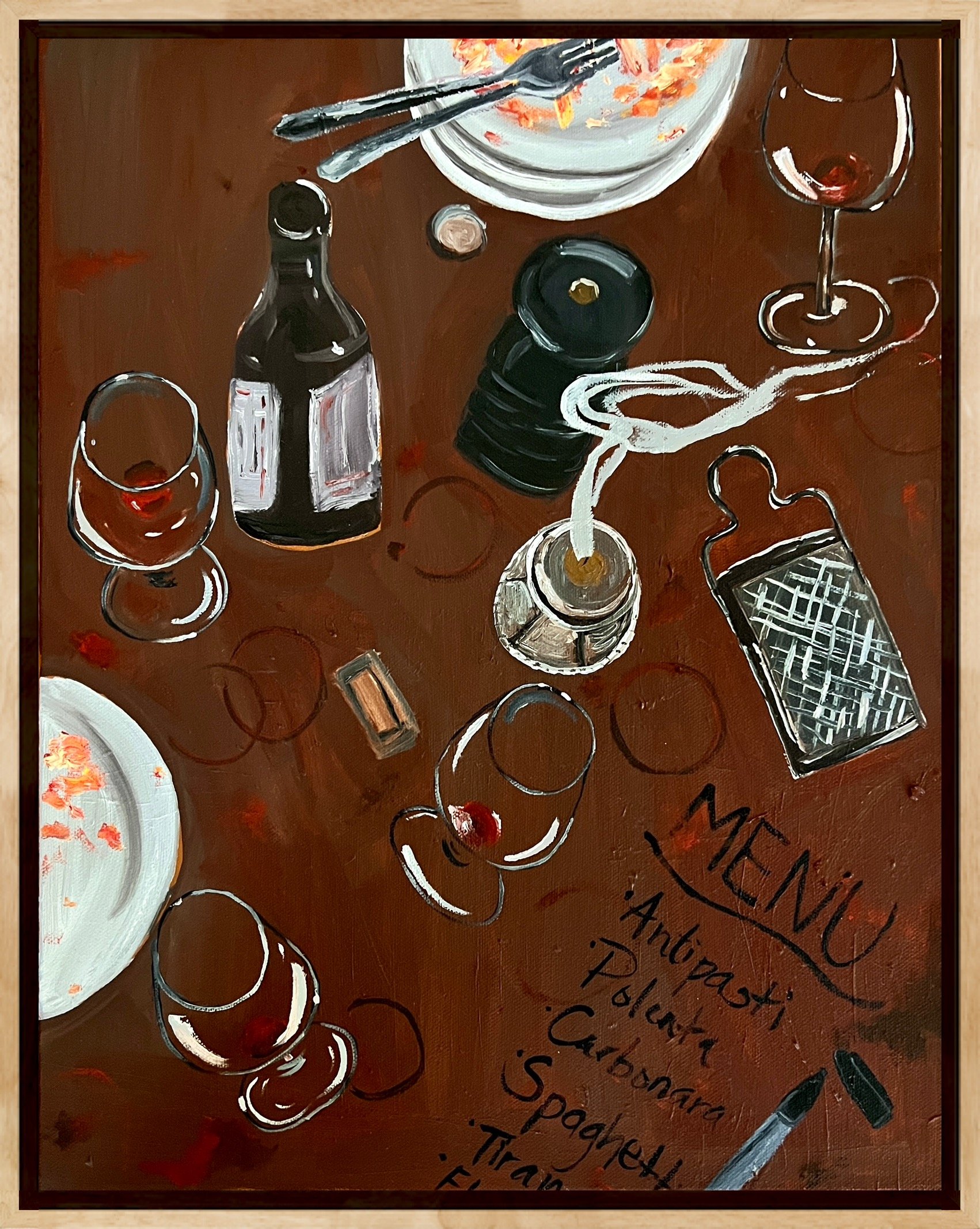 Salute ,2025, 14" w x 18" L, oil canvas