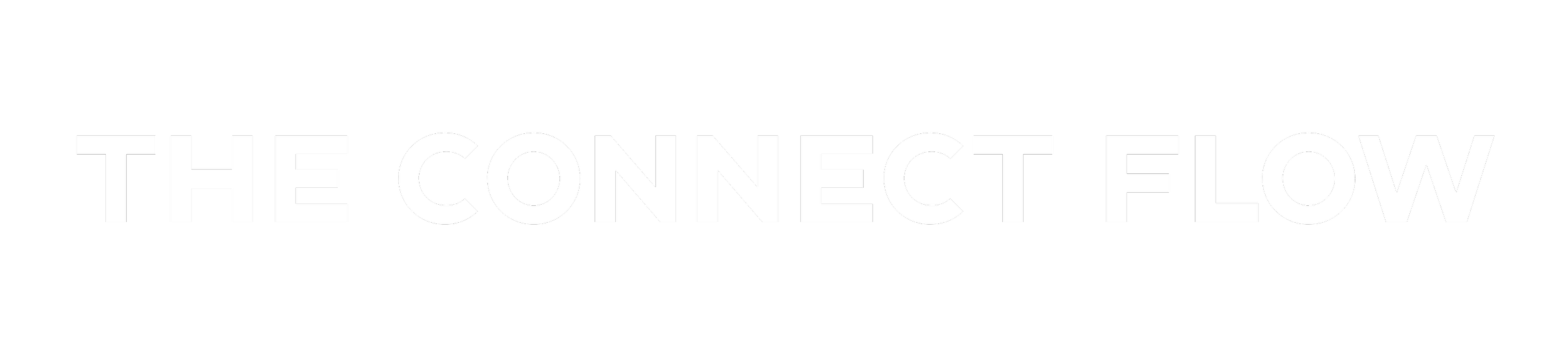 Black background with white text reading 'THE CONNECT FLOW'