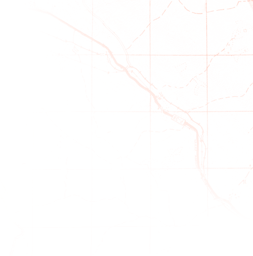 Decorative corner element: Faint map grid lines