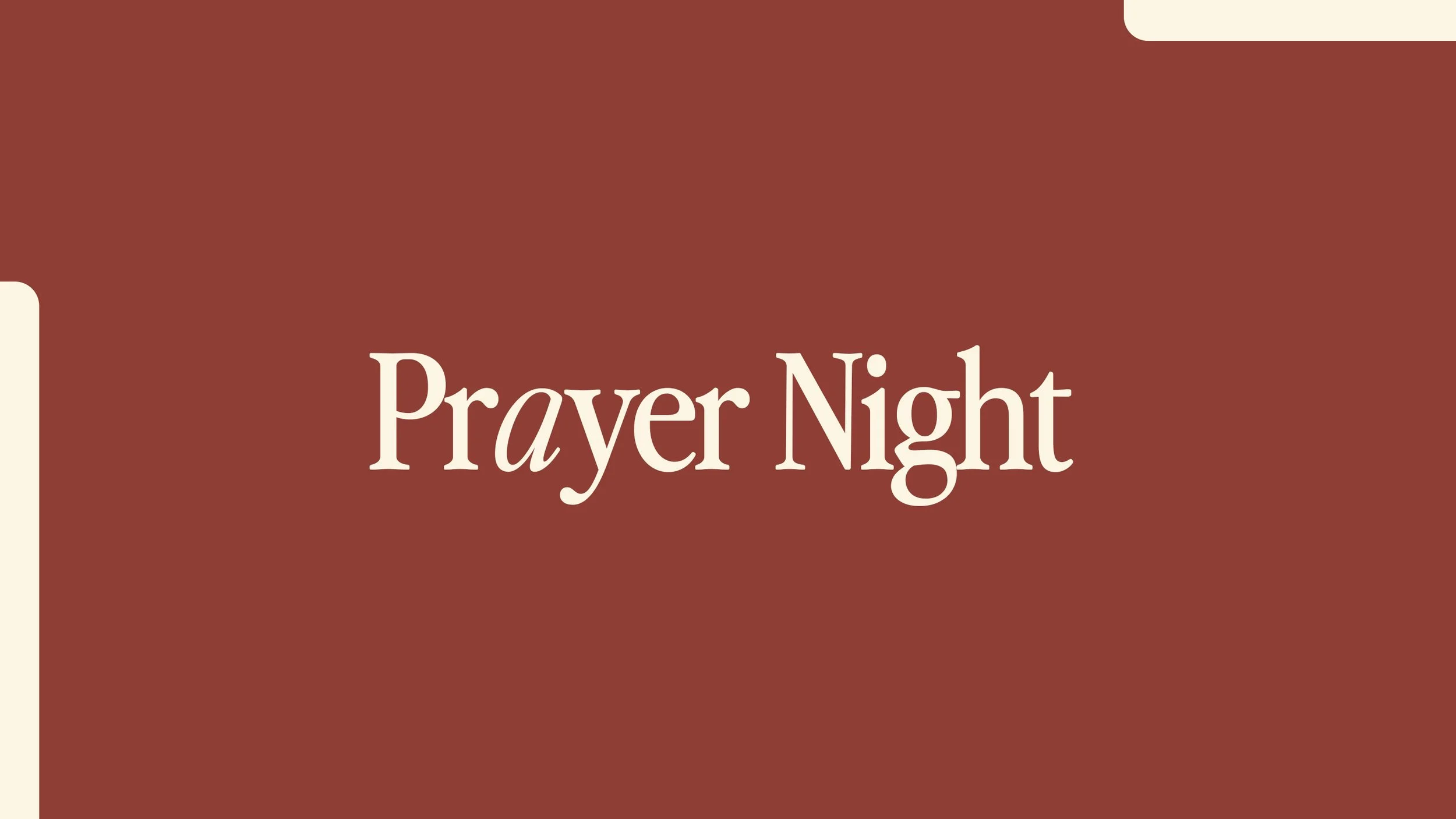 Prayer Night