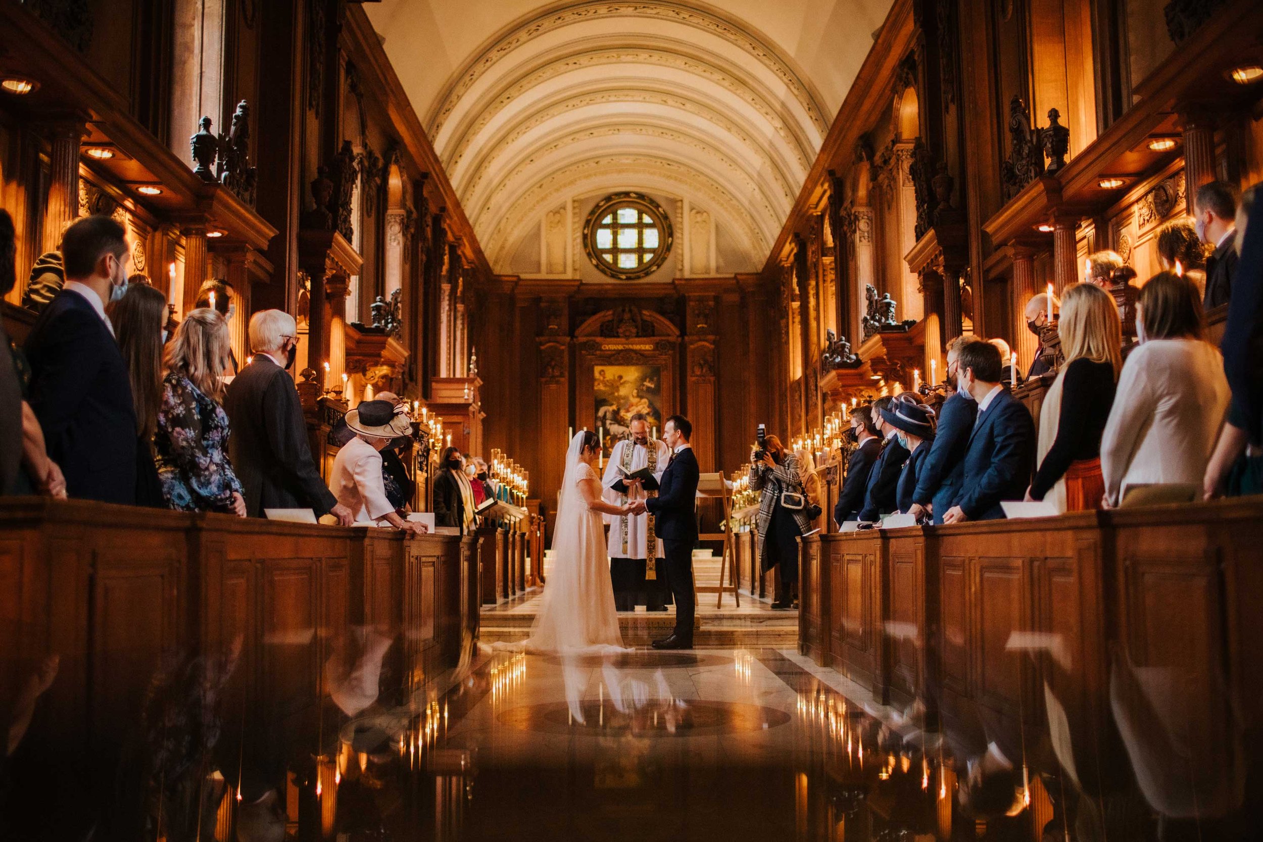 A winter wedding in Cambridge