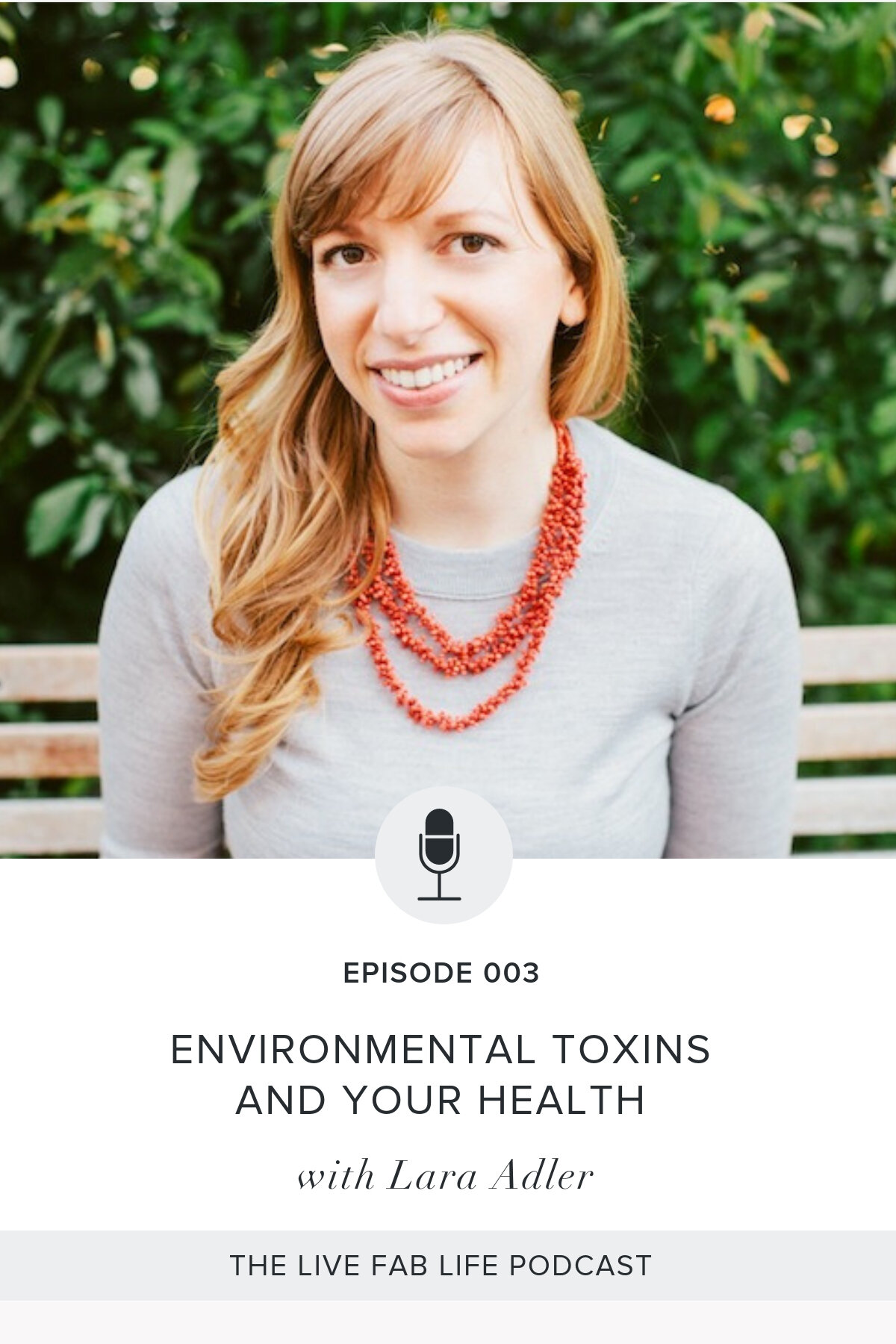 Episode 003: Environmental Toxins and Your Health with Lara Adler