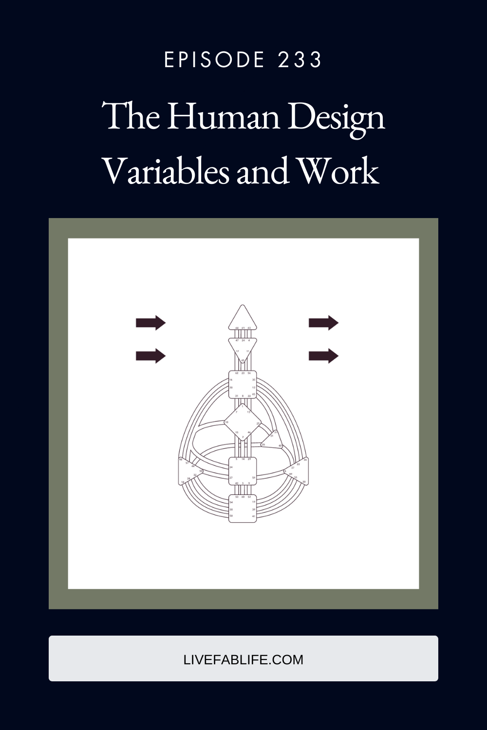 Episode 233: The Human Design Variables and Work — Live FAB Life