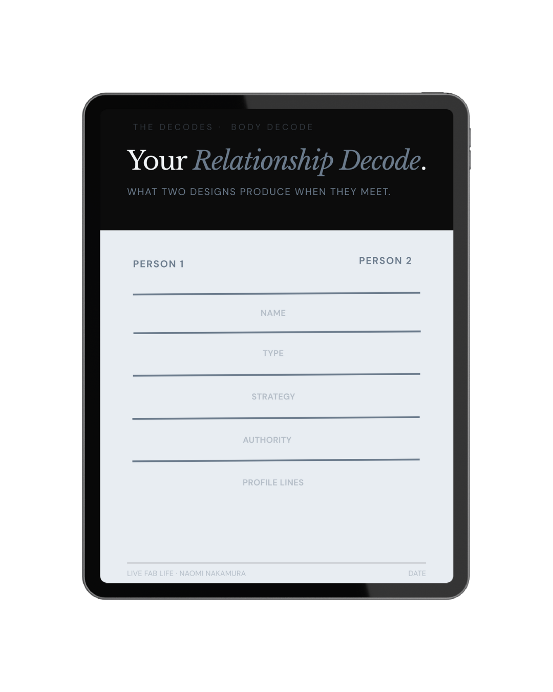 The Relationship Decode