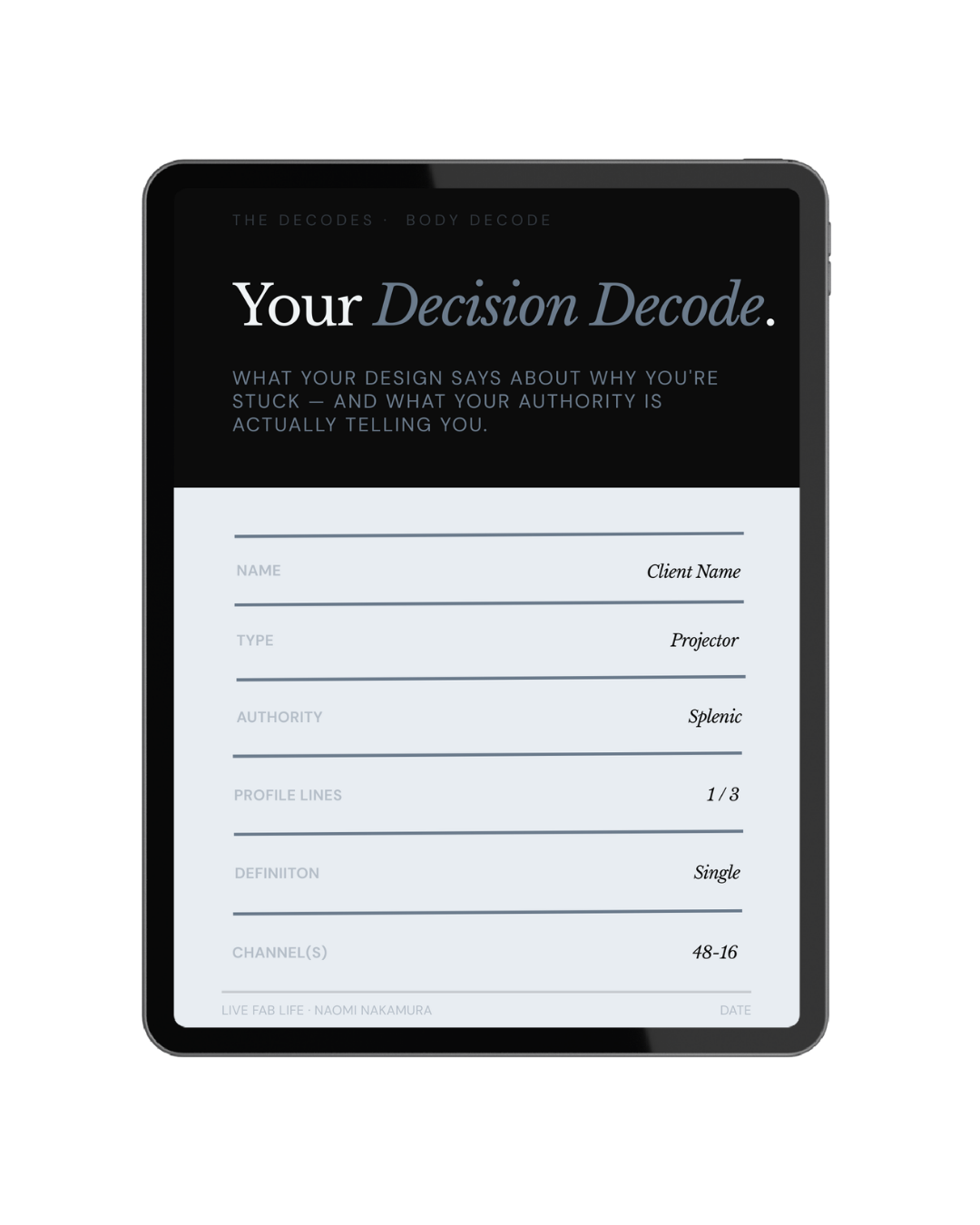 The Decision Decode