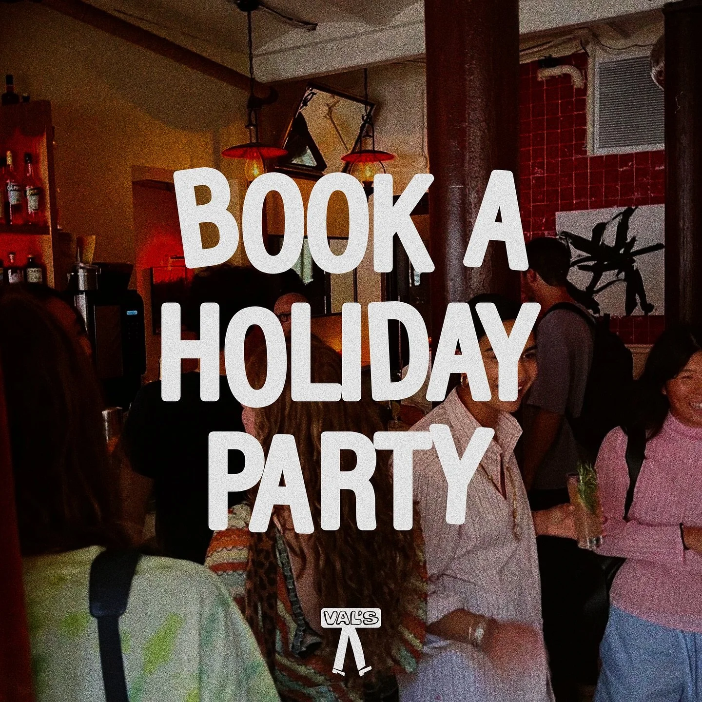 Book your holiday party with us! Email events@barvalentinanyc.con for more info.