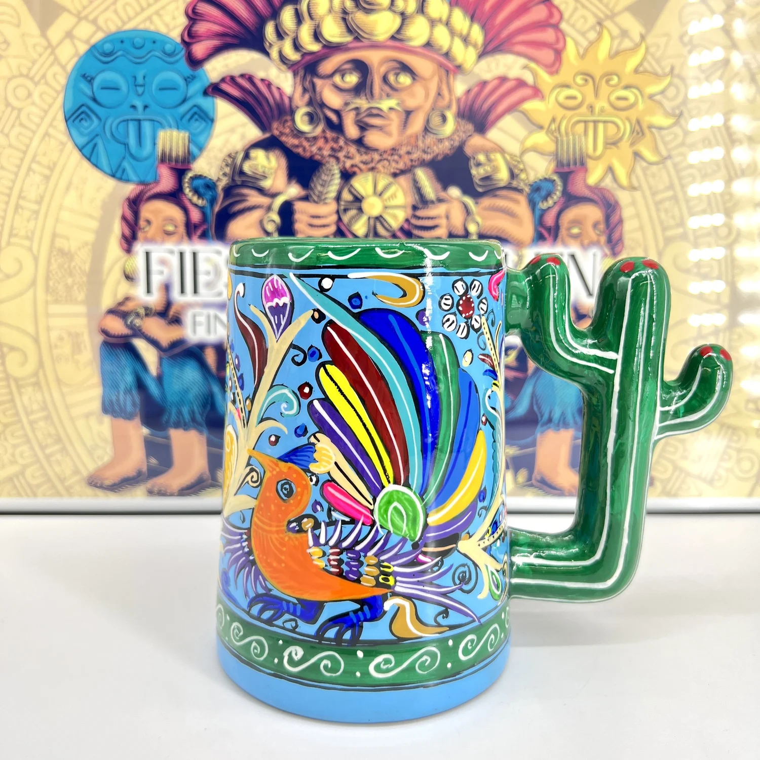 Muster Green Mug — Fiesta McAllen