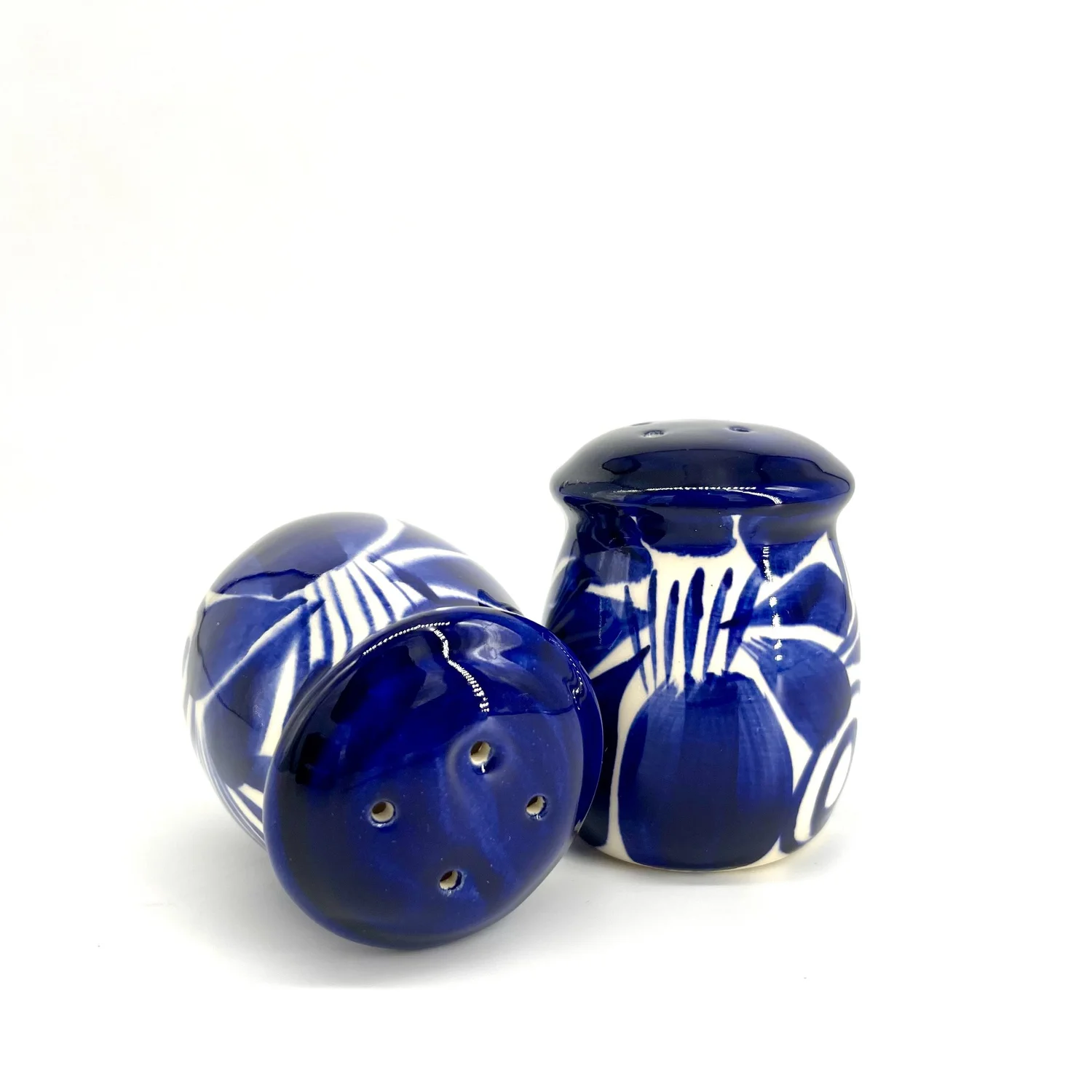 Blue & White Salt Shaker — Fiesta McAllen