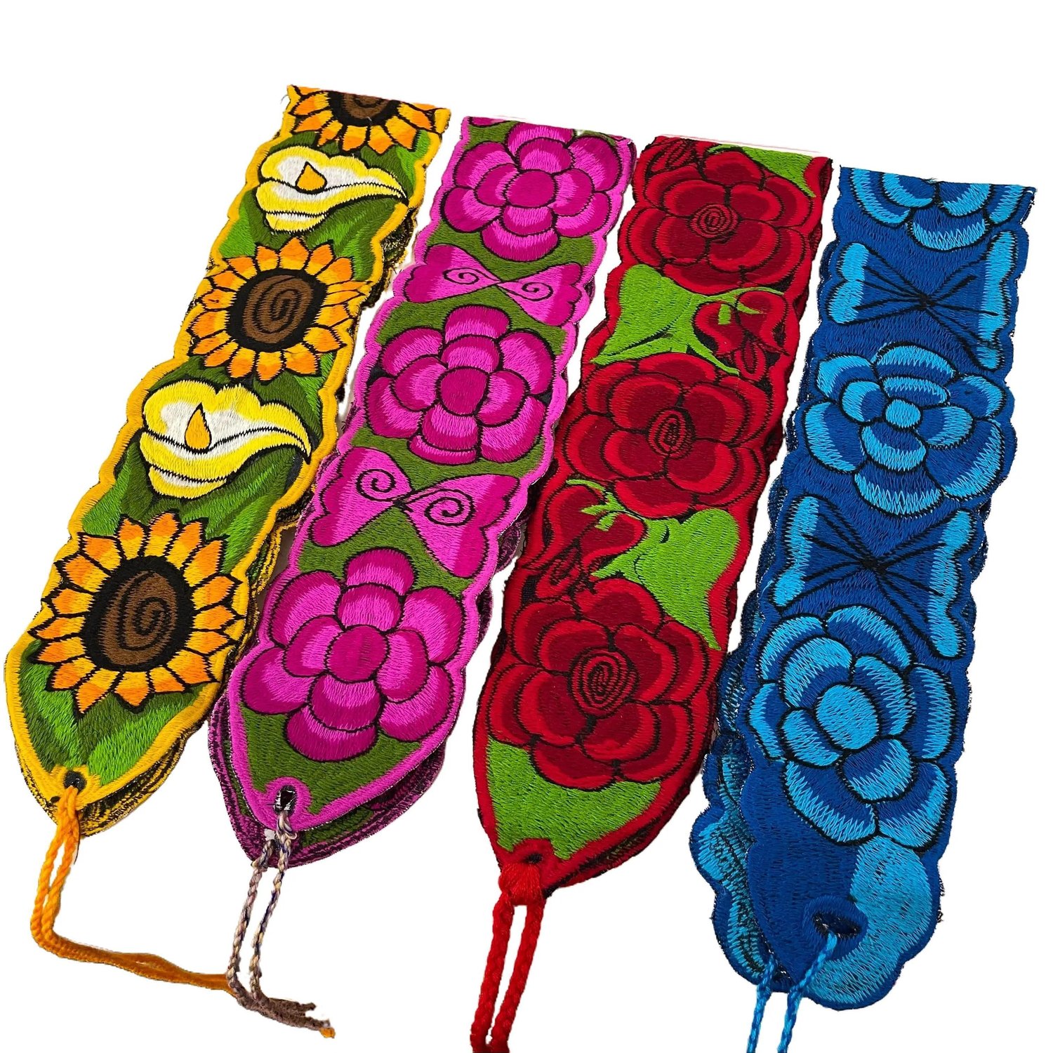 Embroidered Floral Belt One Size Fits All Fiesta McAllen