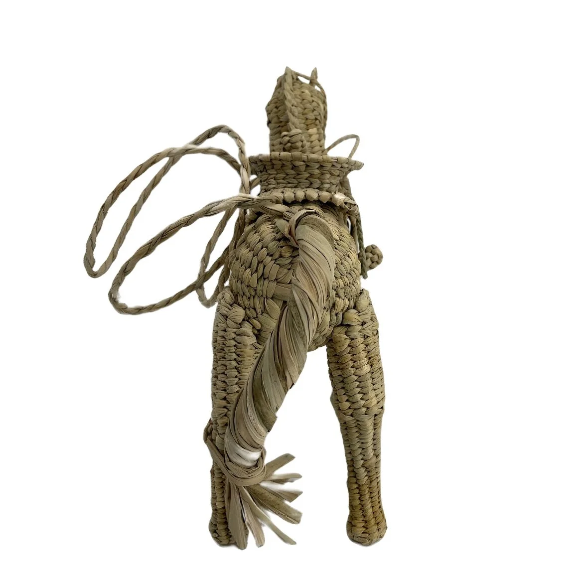 Woven Bulrush Horse Bag — Fiesta McAllen