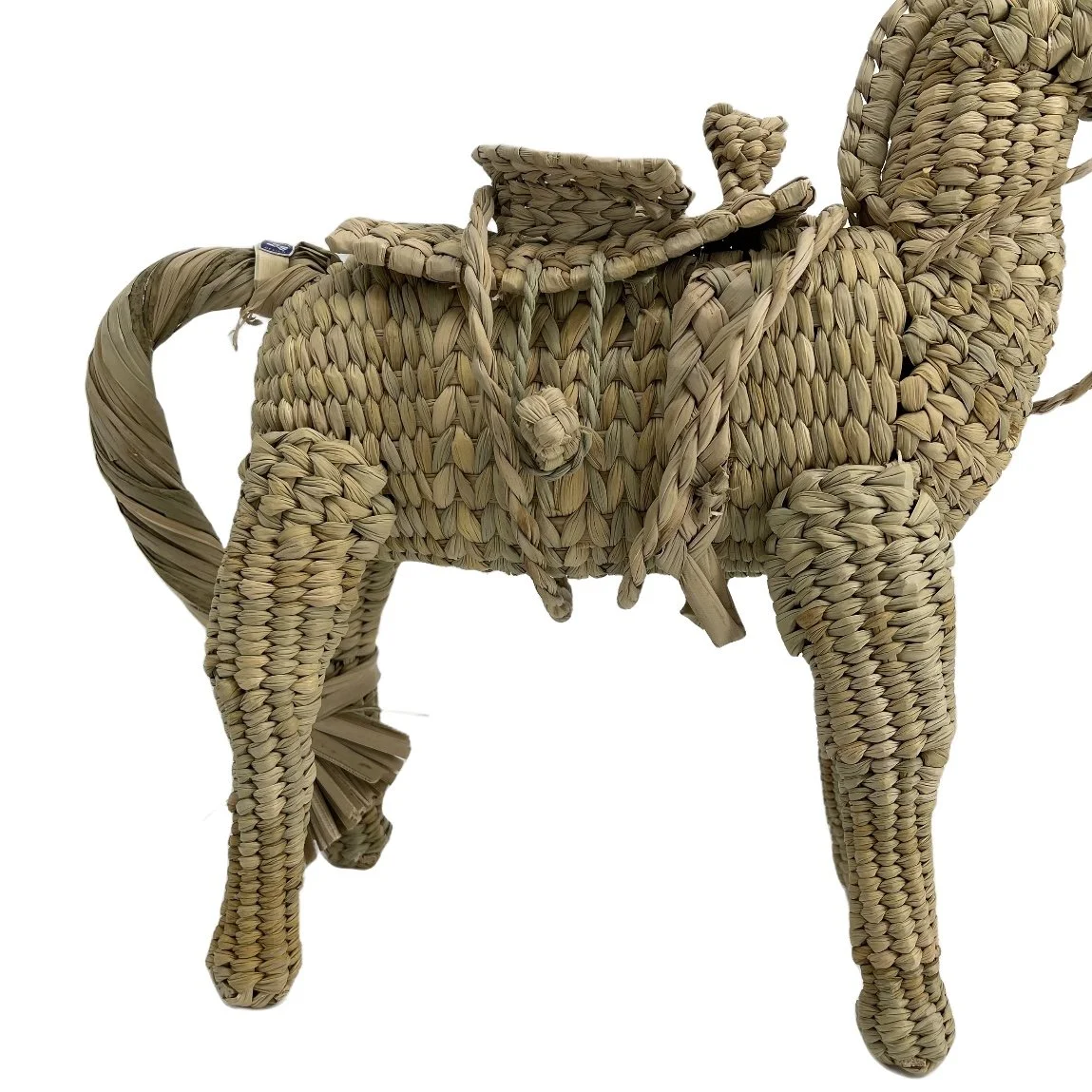 Woven Bulrush Horse Bag — Fiesta McAllen