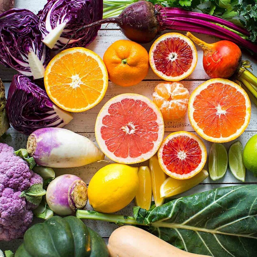 What are your favorite winter fruits and vegetables?!

Produce that is in season right now in the Northeast includes: 
🍋Lemons 
🍊Oranges
😋Grapefruit 
😋Beets
😋Turnips 
😋Celery root 
🥬Cabbage 
🥬Kale 
🥦Broccoli
😋Cauliflower 
😋Squash 
&bull;
&