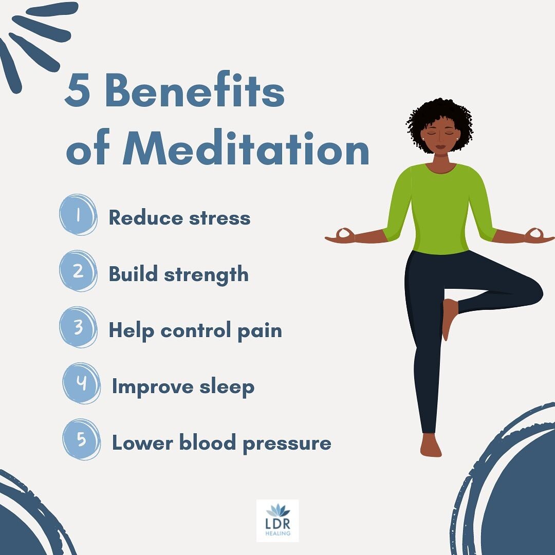 These are just a few of the rich benefits meditation offers. 

Did you know&ndash; Research has shown that meditation can reduce levels of stress and anxiety, promote emotional health, lengthen attention span, improves sleep, and more! 😁
&bull;
&bul
