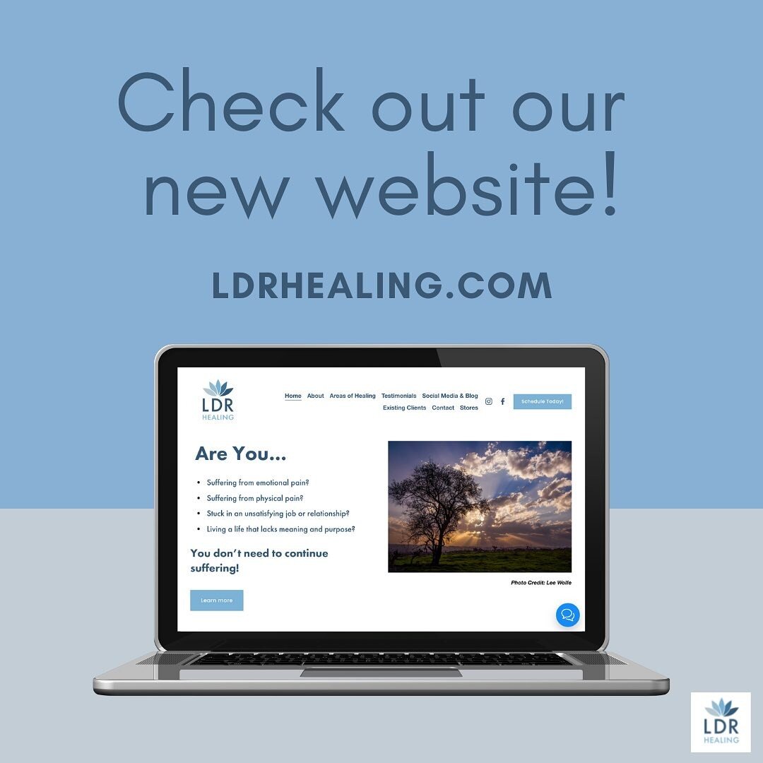 Check out our newly designed website at www.ldrhealing.com ! 😁💻🖱

Click the link in bio to visit and schedule a FREE 15 minute consultation. Please don&rsquo;t hesitate to reach out with any questions!
&bull;
&bull;
&bull;
#LDRHealing
&bull;
#news