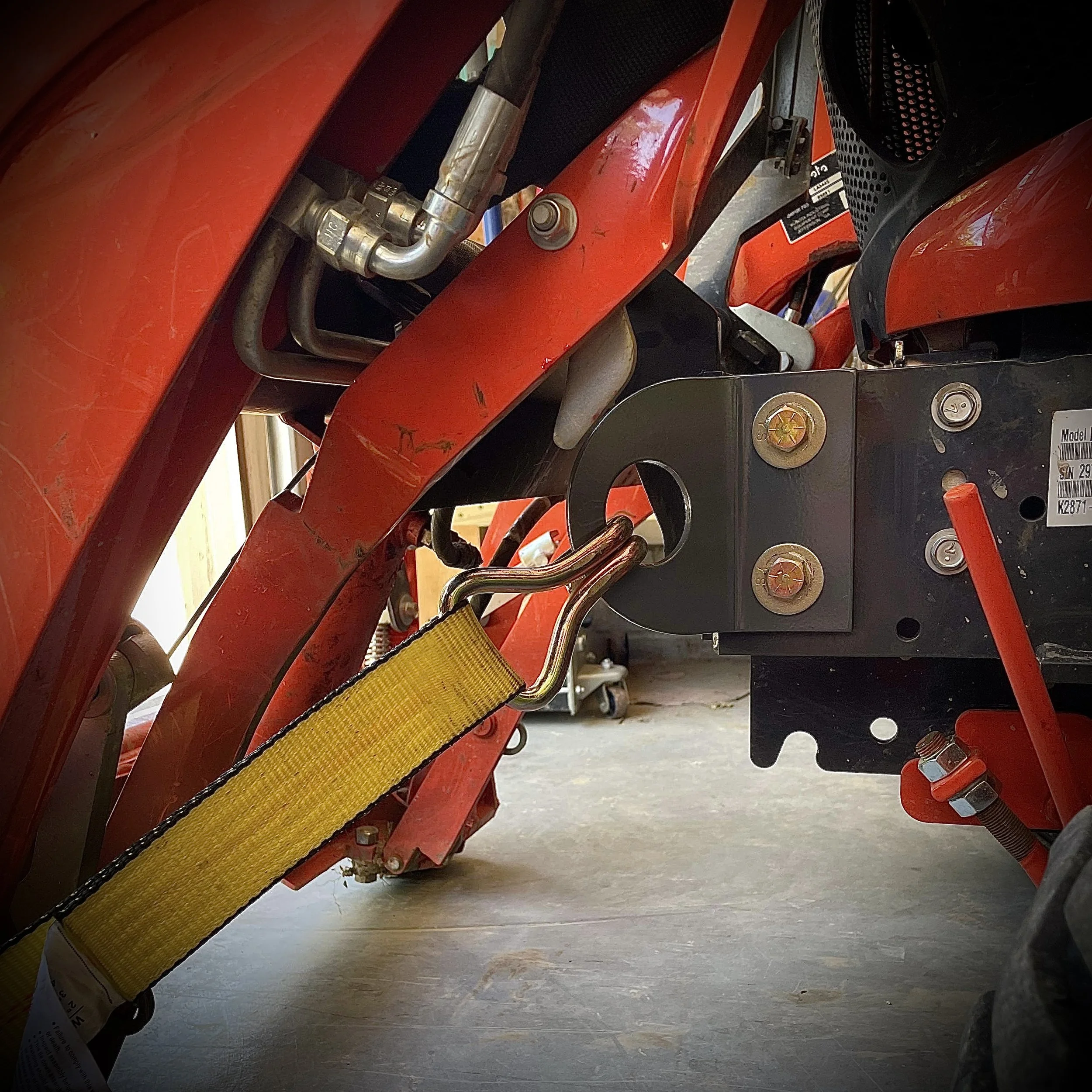 Kubota Frame Tie Off Brackets