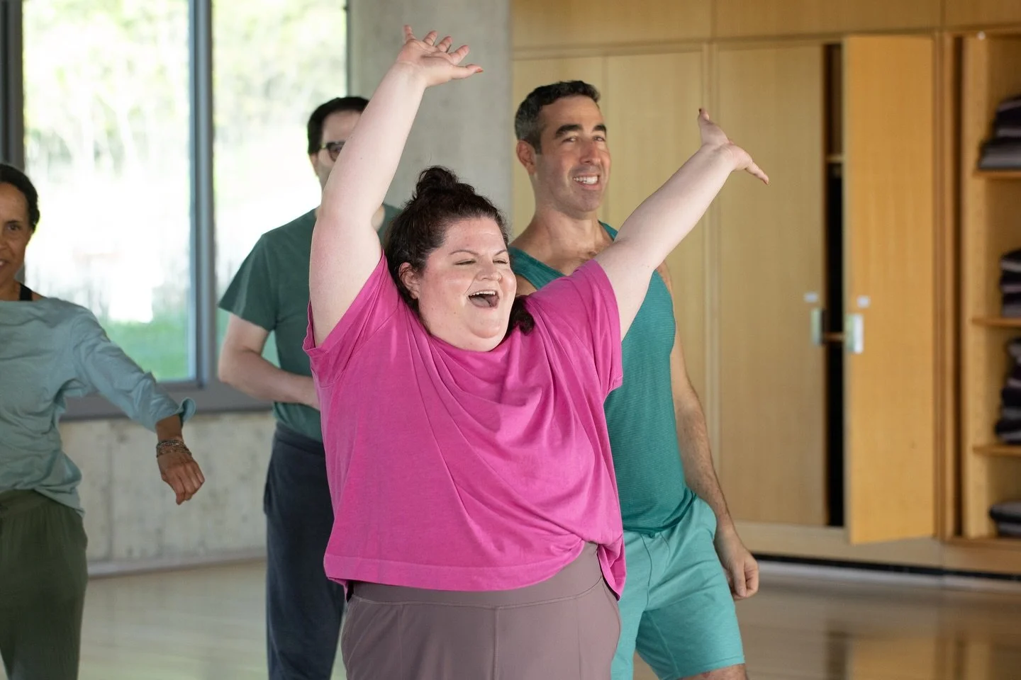 Joy looks good on everyone 💖
And it feels even better.

This is my fat body, moving in space, rooted in presence, and absolutely ALIVE with joy.
Not because I&rsquo;m shrinking.
Not because I&rsquo;m fixing.
But because I said yes to the full experi