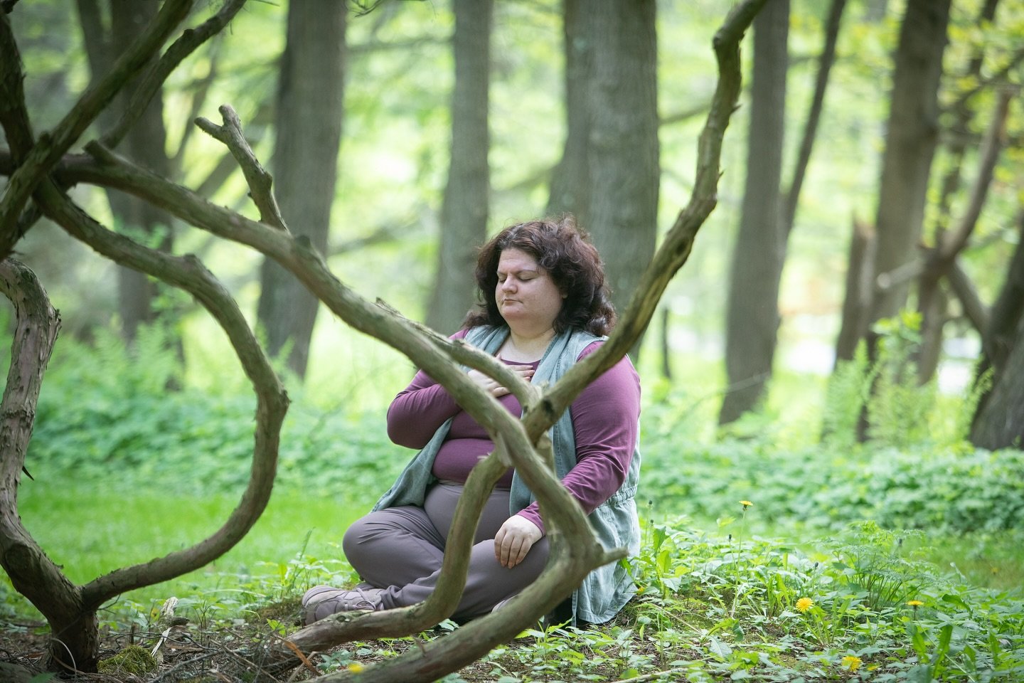 This serene photo is a lie&hellip;kinda. It represents the dual world we all have to navigate: inner and outer. As a larger body, I have lived experience of an acute awareness of how I&rsquo;m seen, how I&rsquo;m evaluated, how to look the part of a 