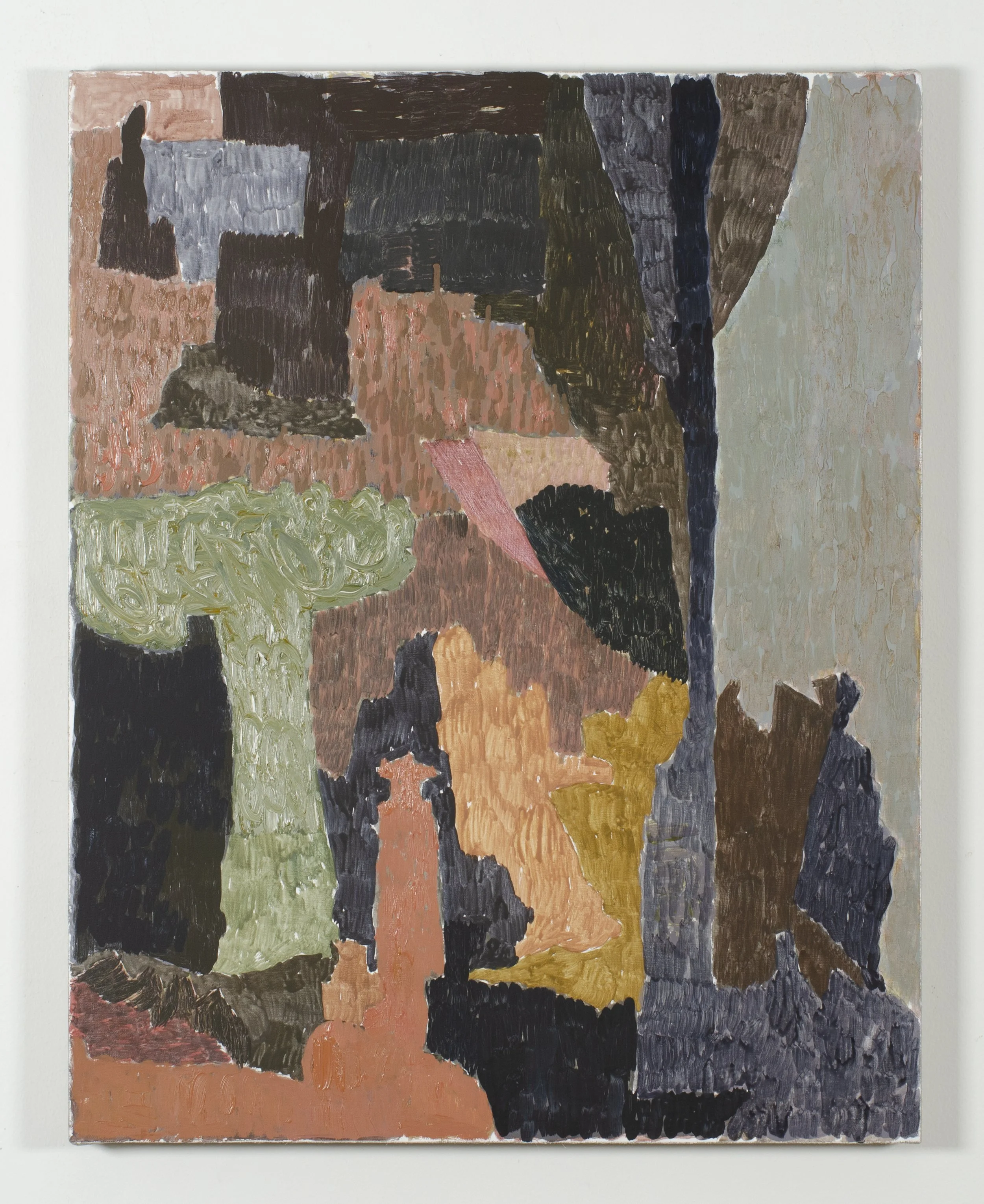 Lighthouse, 2025. Egg tempera and oil on linen-covered panel, 20" x 16"