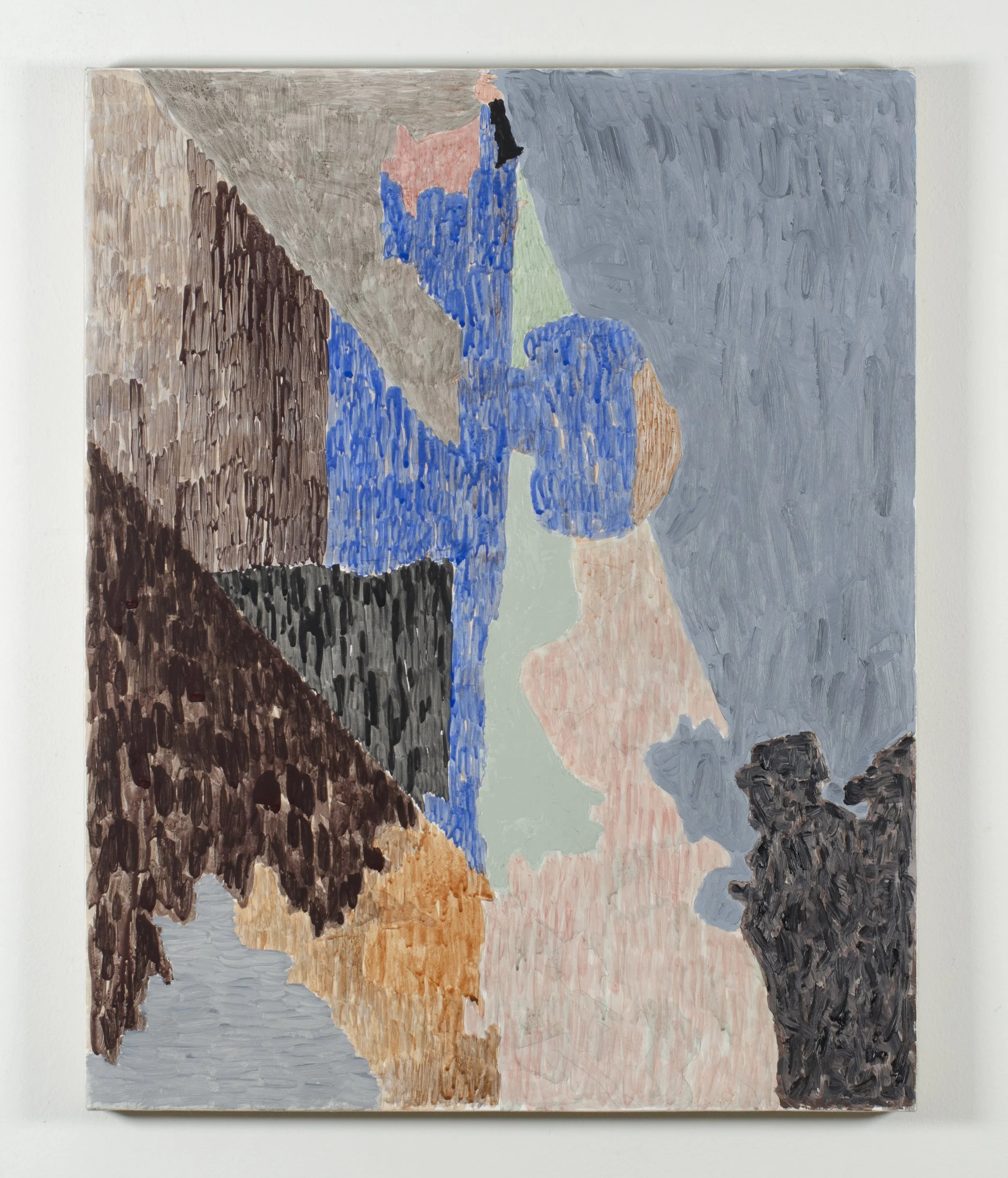 Telecommunications, 2025. Egg tempera and oil on linen-covered panel, 20" x 16"