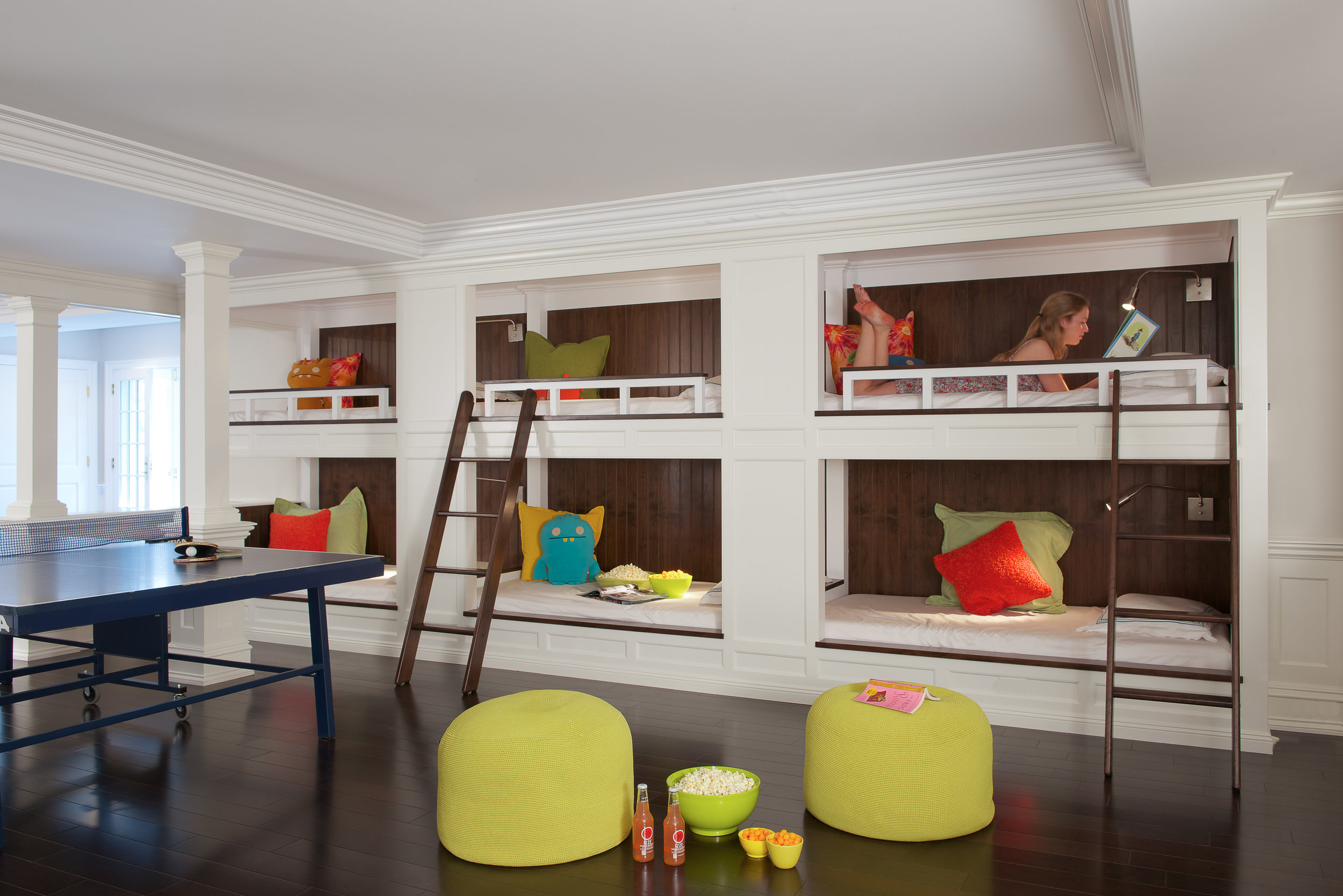 Titus Built - Triple Built-in Bunk Beds / Playroom