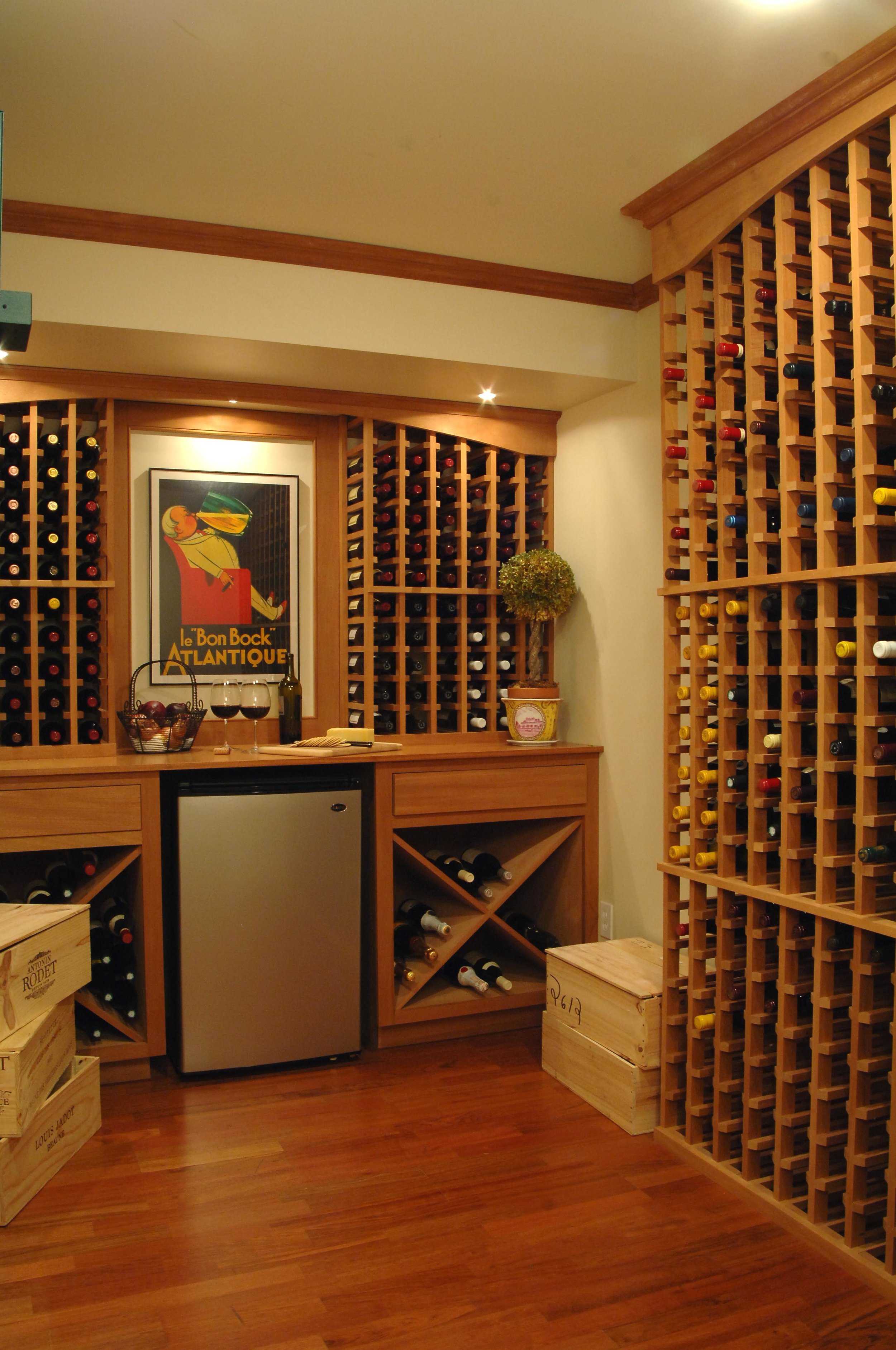 Titus Built - Modern Wine Cellar