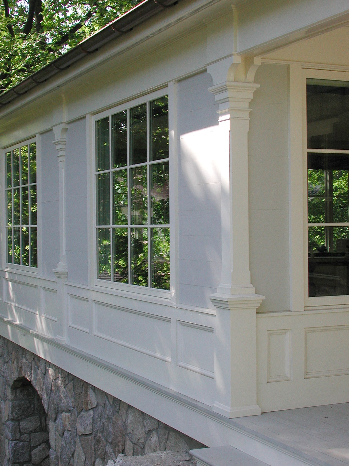 Titus Built - Exterior Molding and Stone Detailing