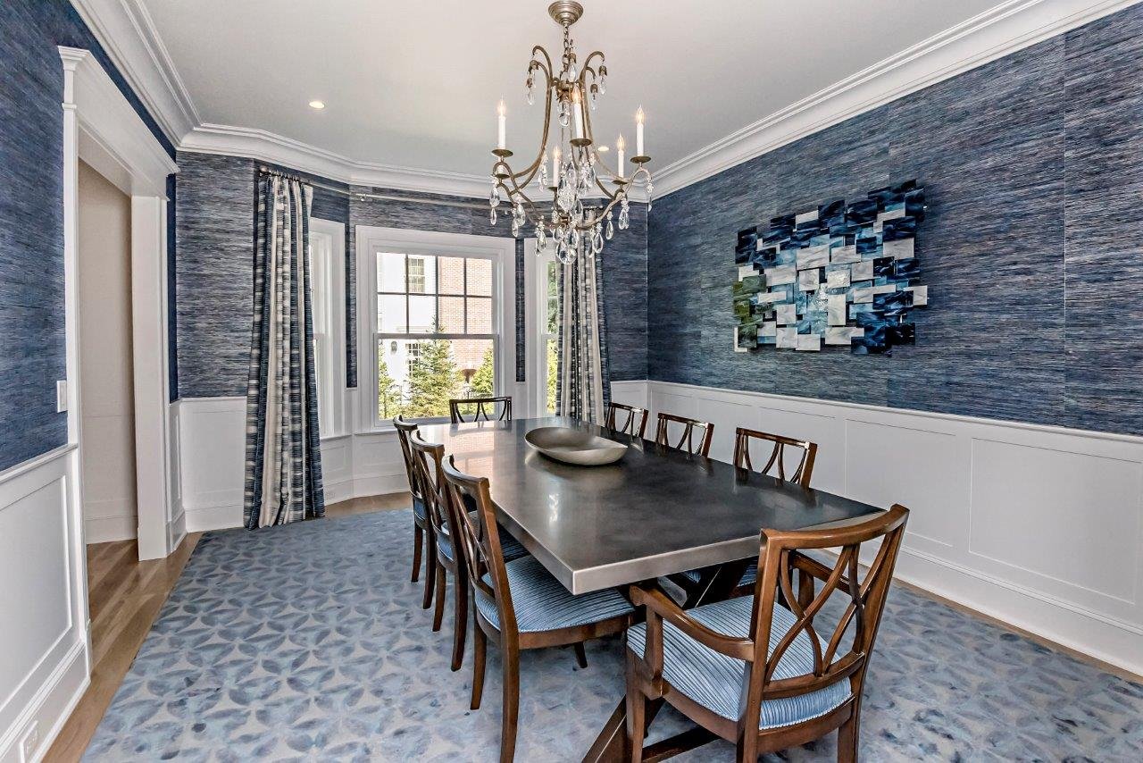 Titus Built - Blue Dining Room