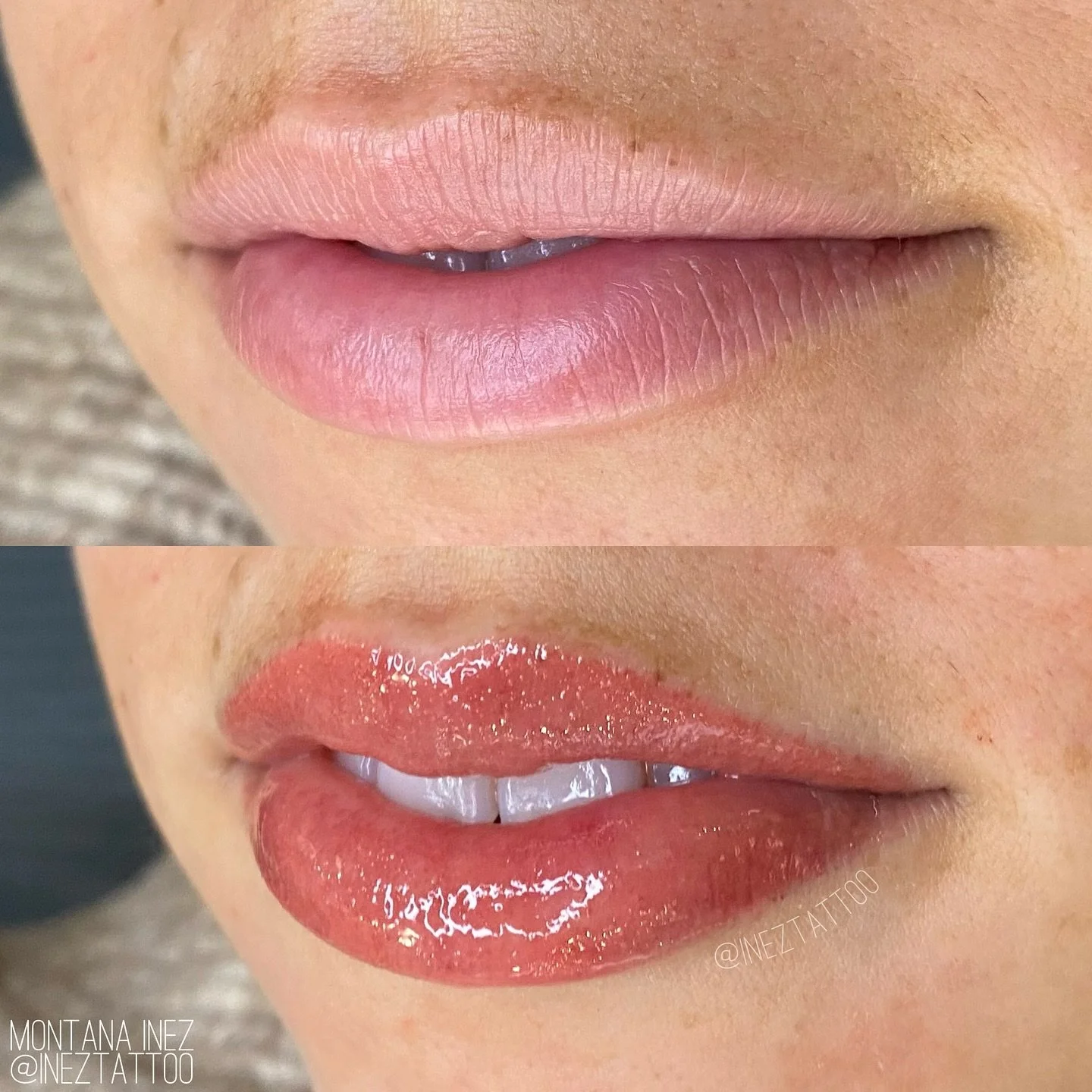 Velvet Teddy inspired, forever a classic for me 🧡🤌🏼

This warm terracotta tone is fresh from a touch-up and sealed in with our fave @inkytattoosalve balm ✨

Curious about lip blush?
Head to www.ineztattoo.com or slide into our inbox &mdash;&gt;
📩