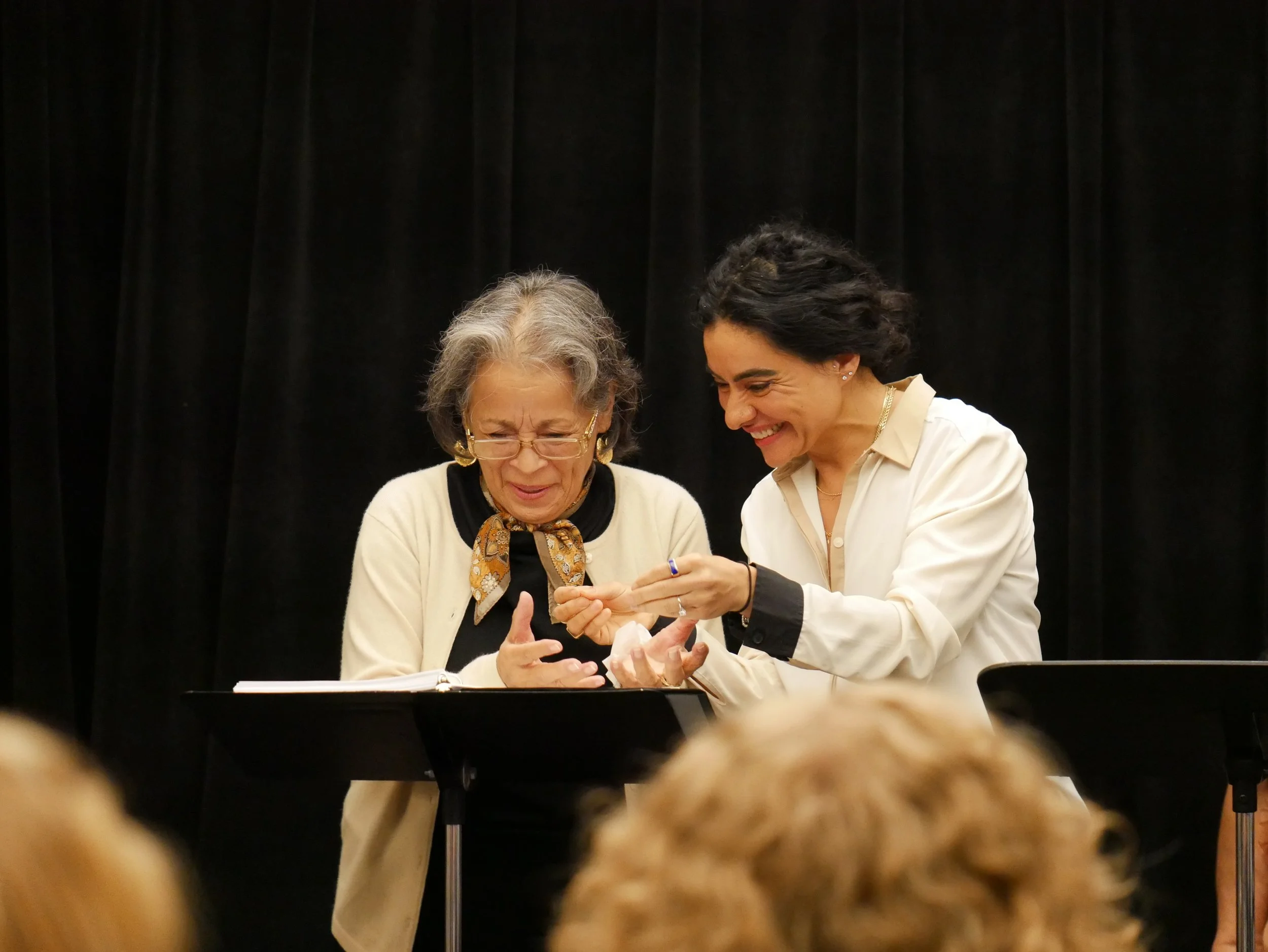 Pictured: Alma Martinez and Liza Fernandez