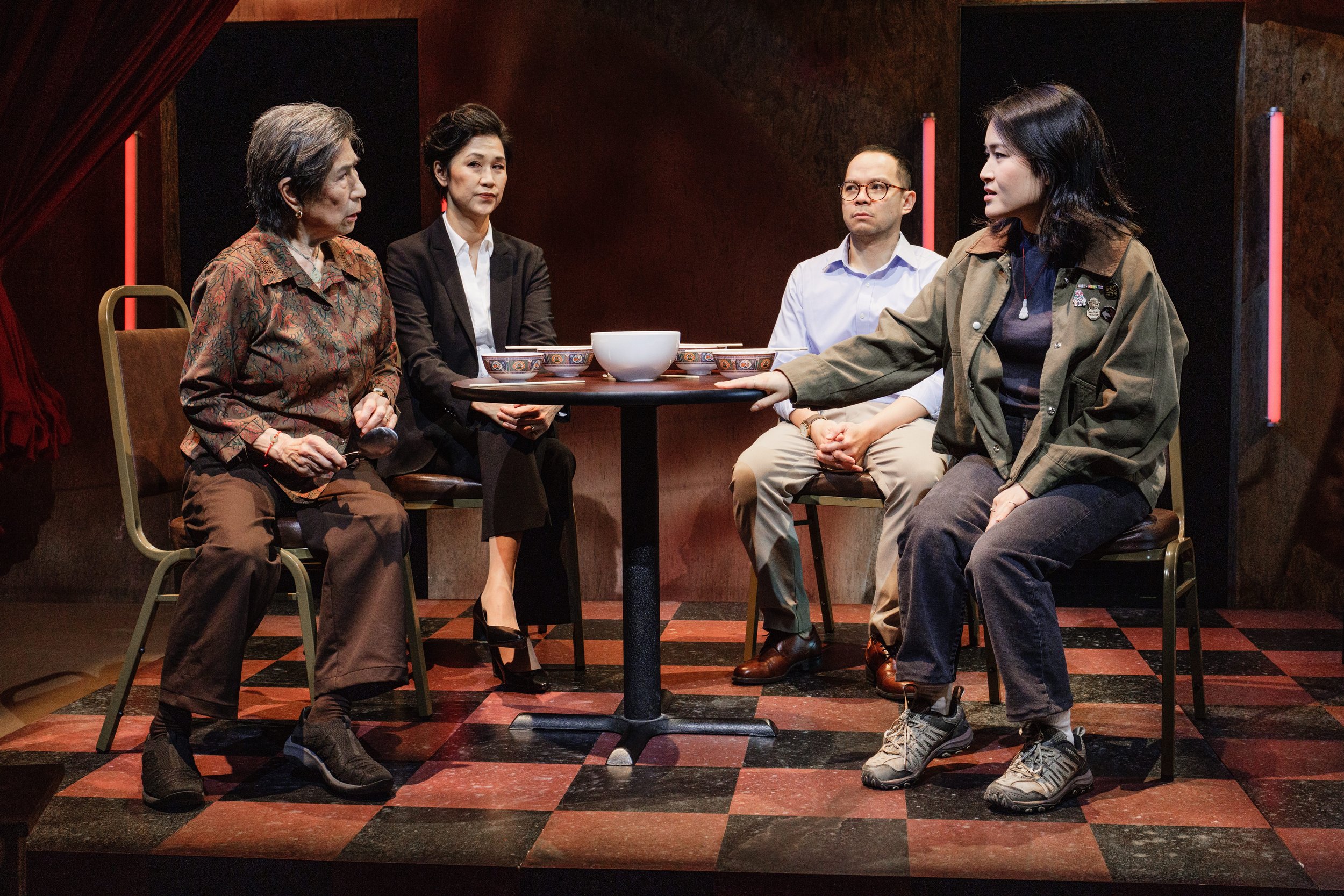 Pictured: Wai Ching Ho, Cindy Cheung, Amy Keum, and Jon Norman Schneider - Photo by James Leynse