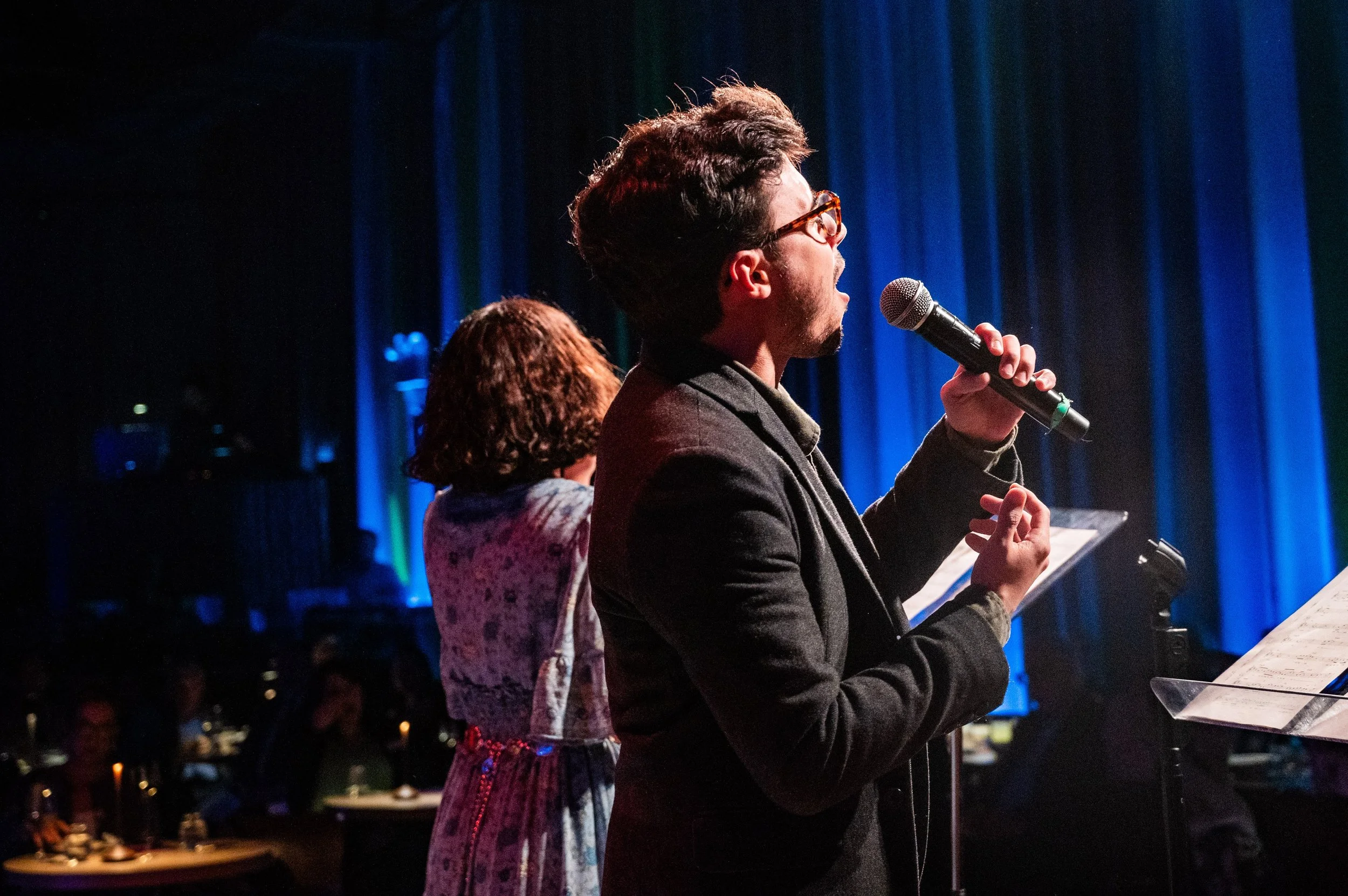 Pablo Laucerica and Gizel Jimenez performing “Prologue” from a new musical by Hilary Bettis and Julio Reyes Copello