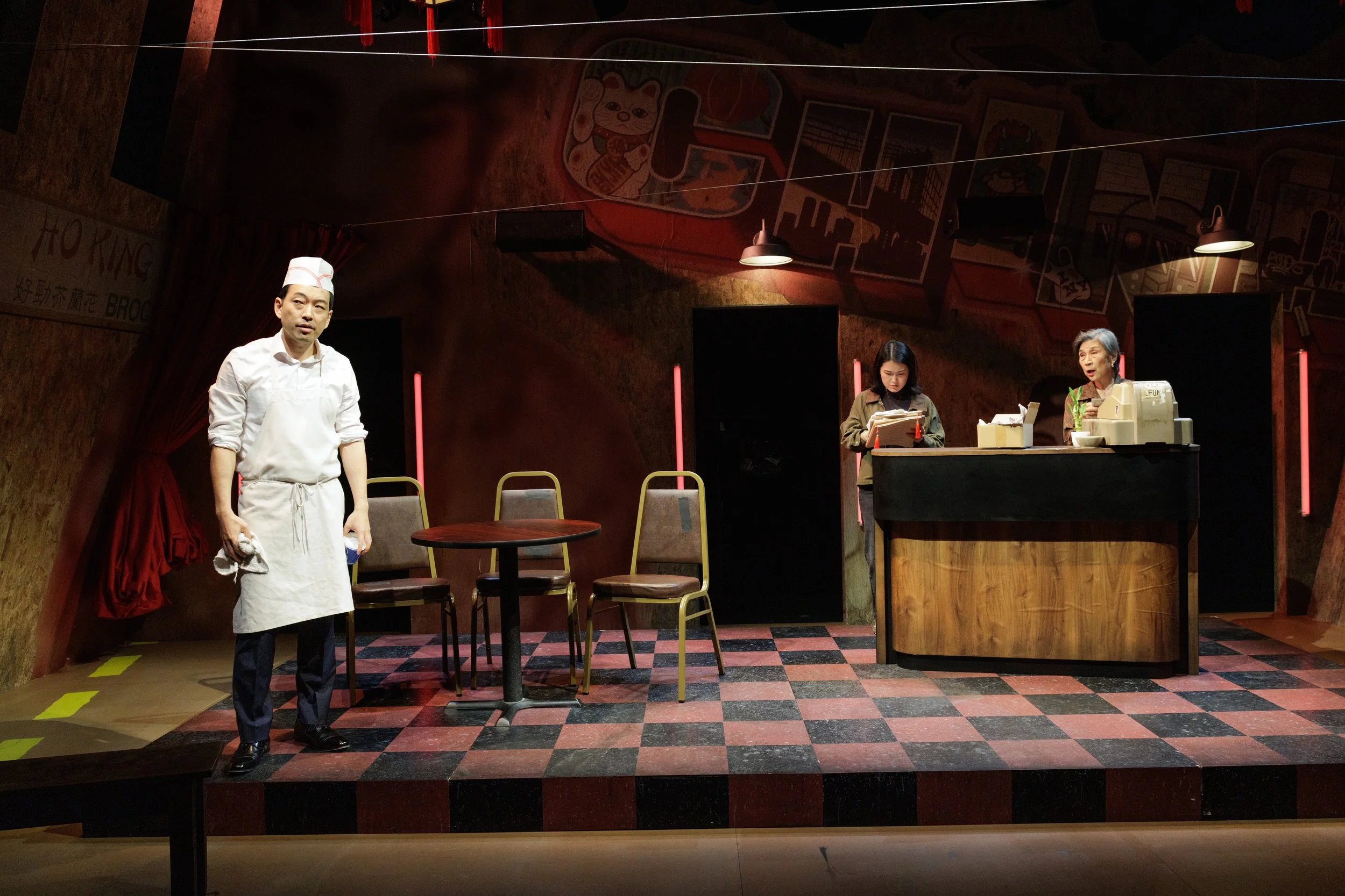 Pictured: Daisuke Tsuji, Amy Keum, and Wai Ching Ho - Photo by James Leynse
