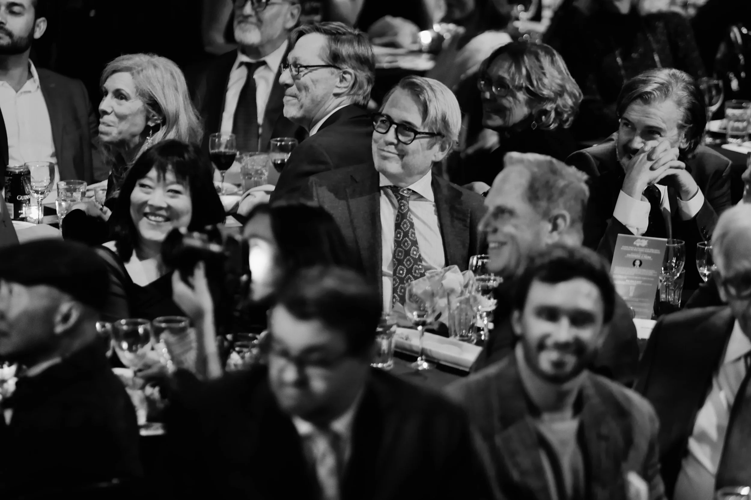 Ann Harada, Matthew Broderick, and Matt McGrath