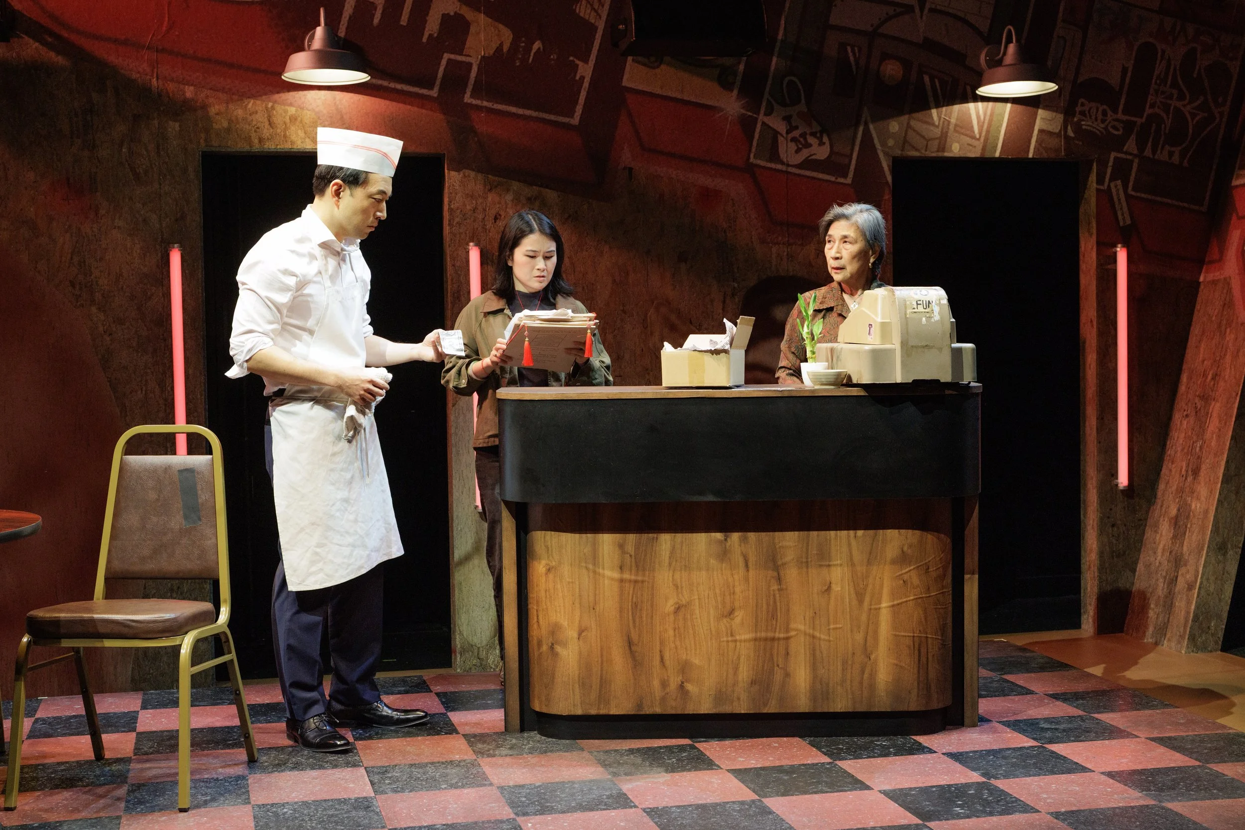 Pictured: Daisuke Tsuji, Amy Keum, and Wai Ching Ho - Photo by James Leynse