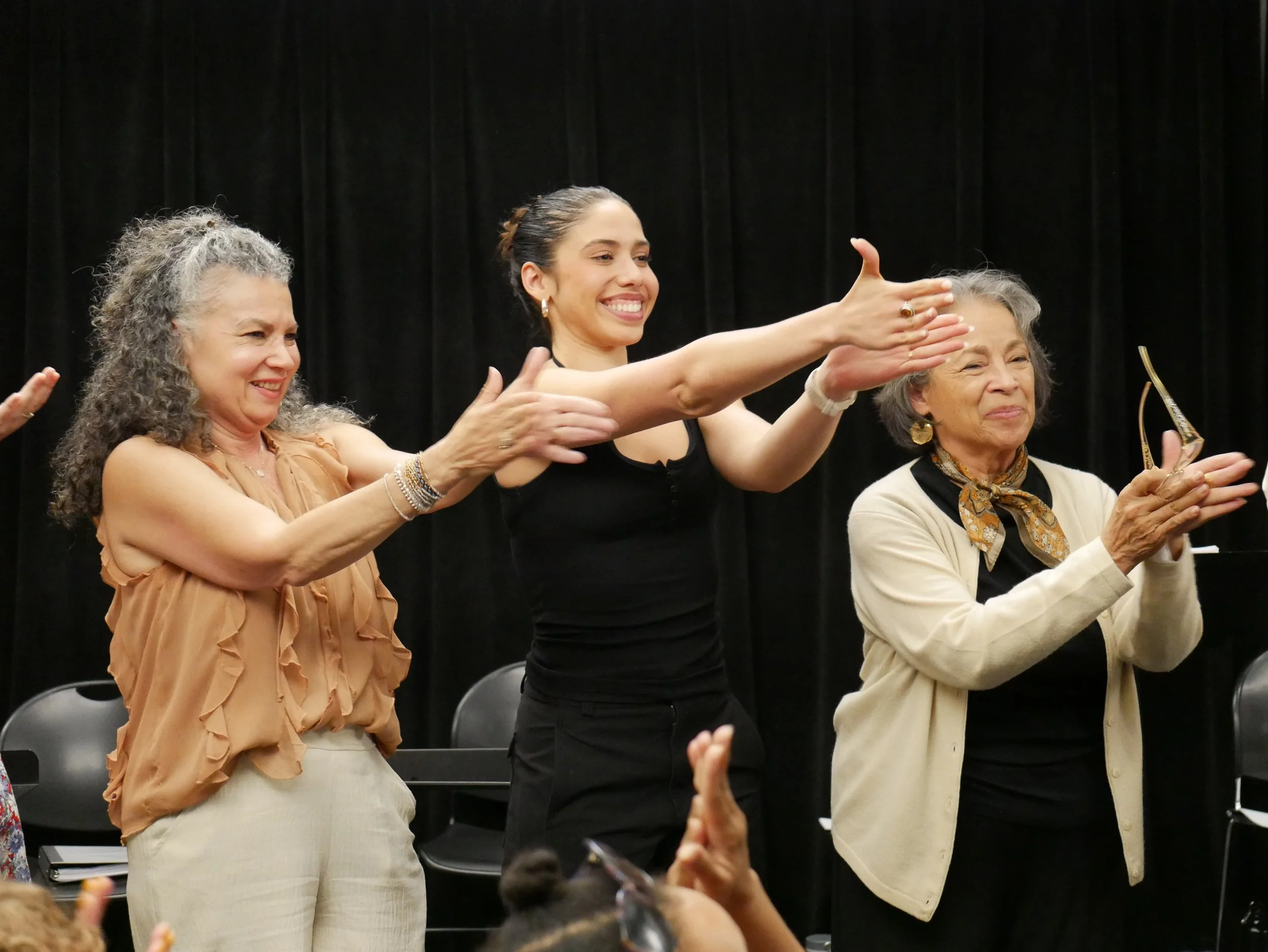 Pictured: Adriana Sevan, Camila Moreno, and Alma Martinez