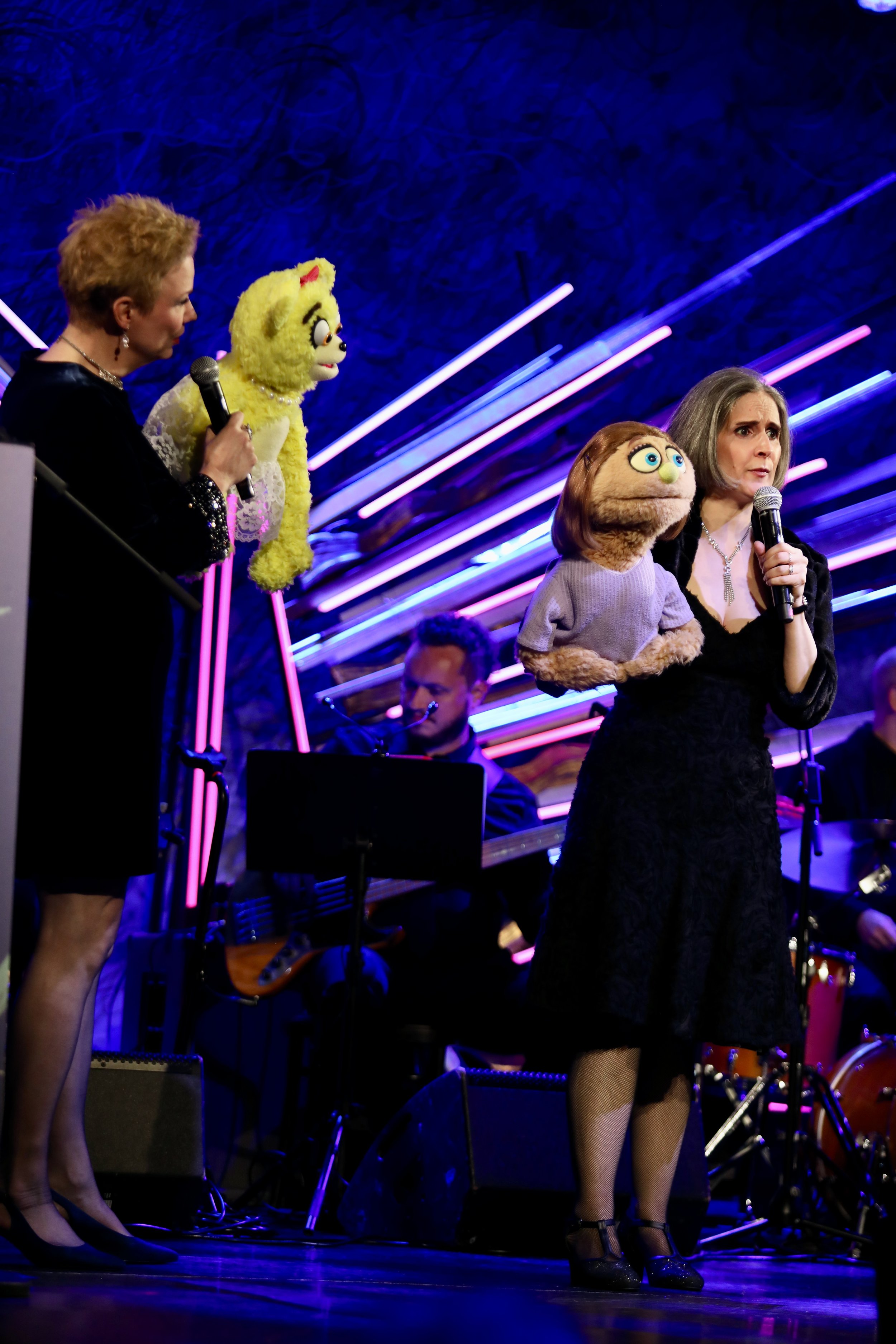 Jennifer Barnhart and Clover, Stephanie D'Abruzzo and Kate Monster