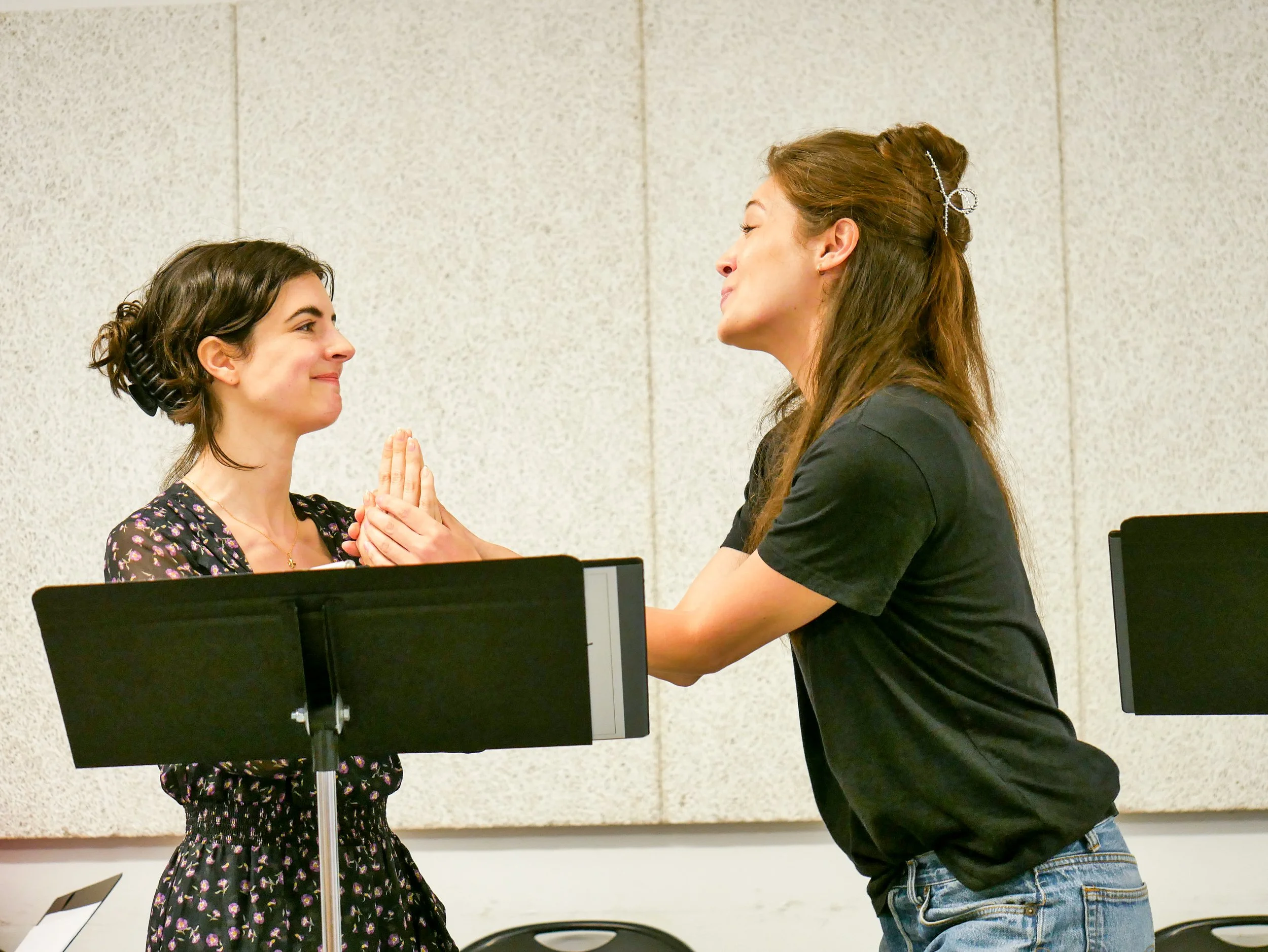 Pictured: Elise Kibler and Emma Kikue