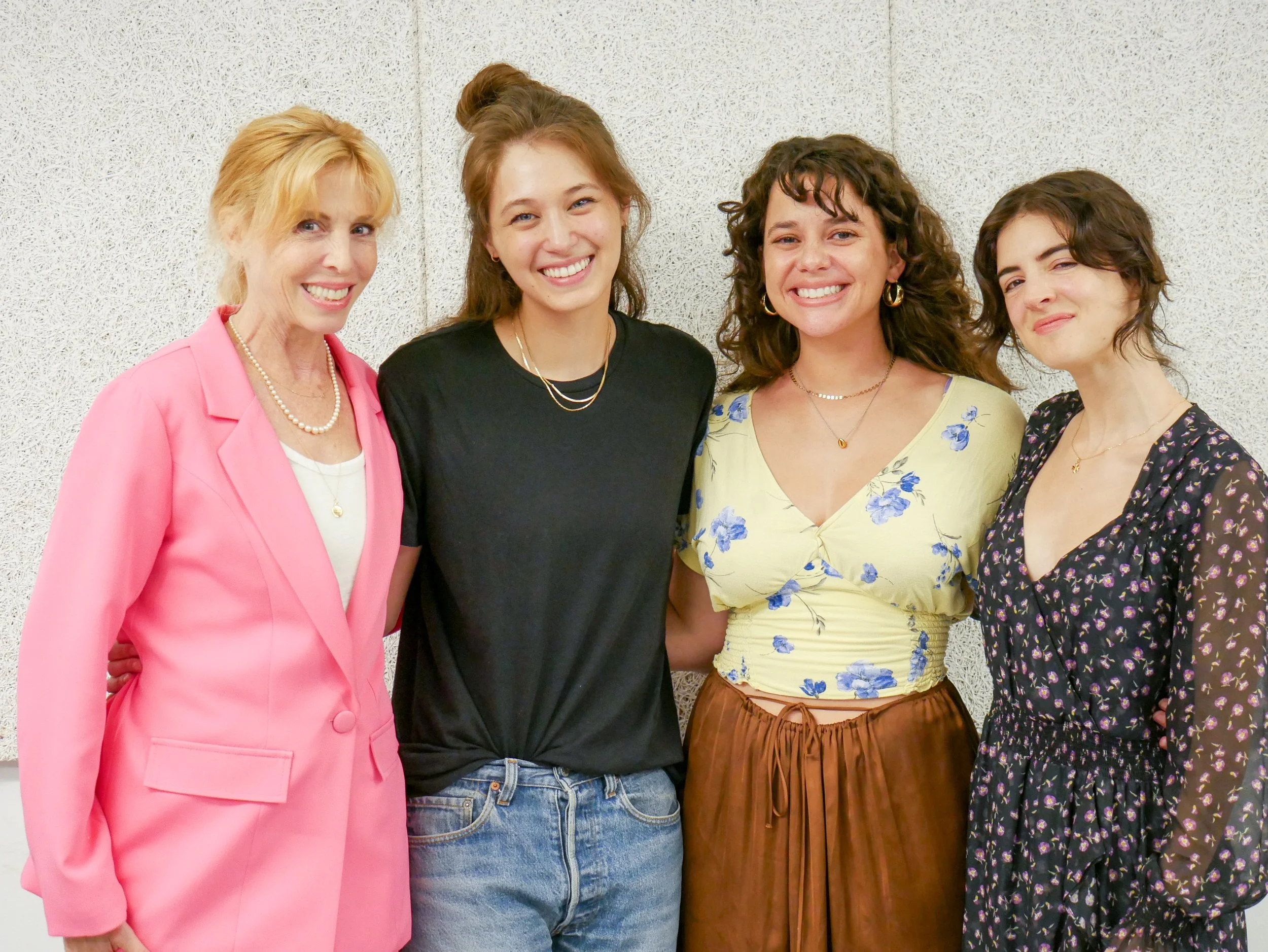 Pictured: Maddie Corman, Emma Kikue, Karina Curet, and Elise Kibler
