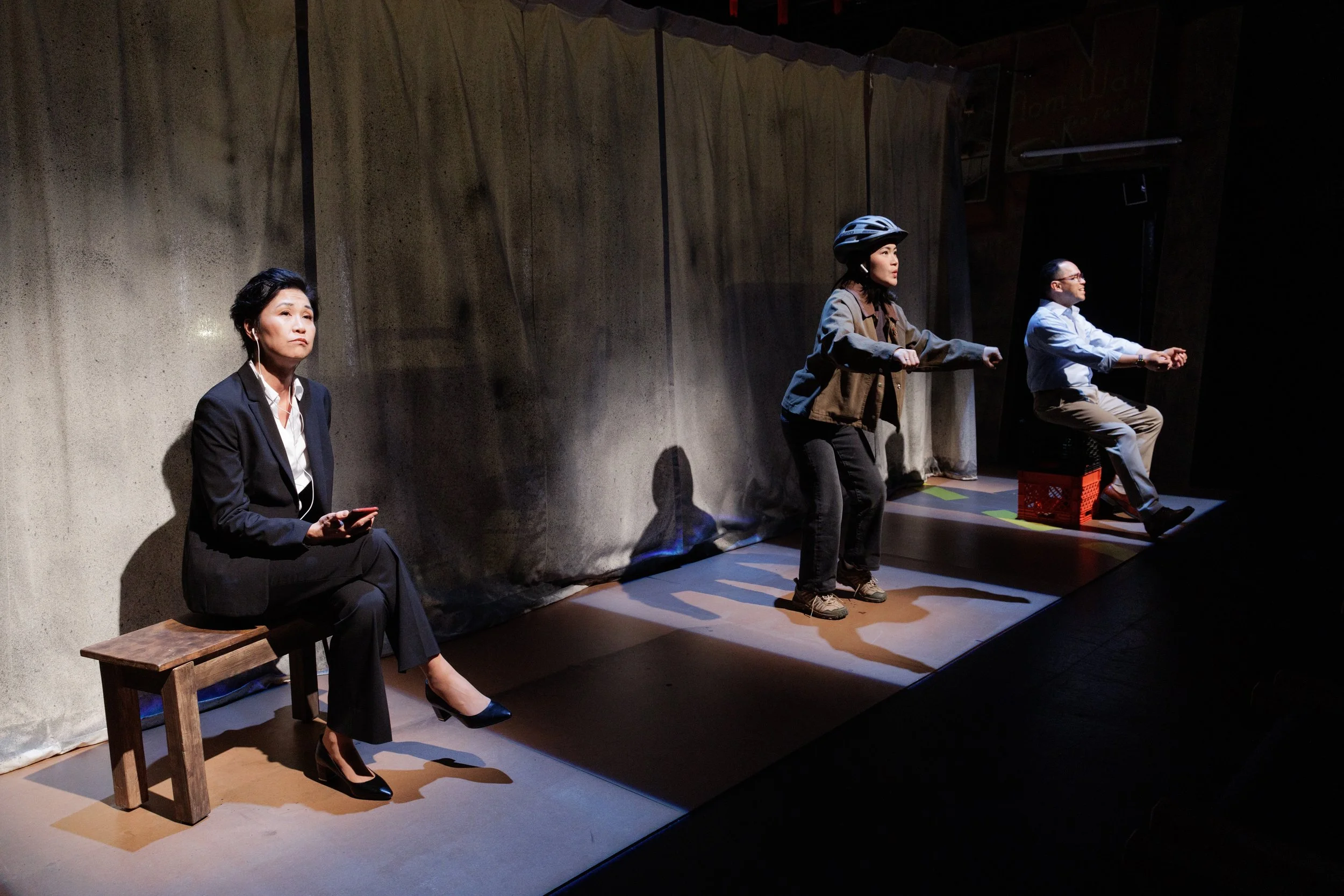 Pictured: Cindy Cheung, Amy Keum, and Jon Norman Schneider - Photo by James Leynse