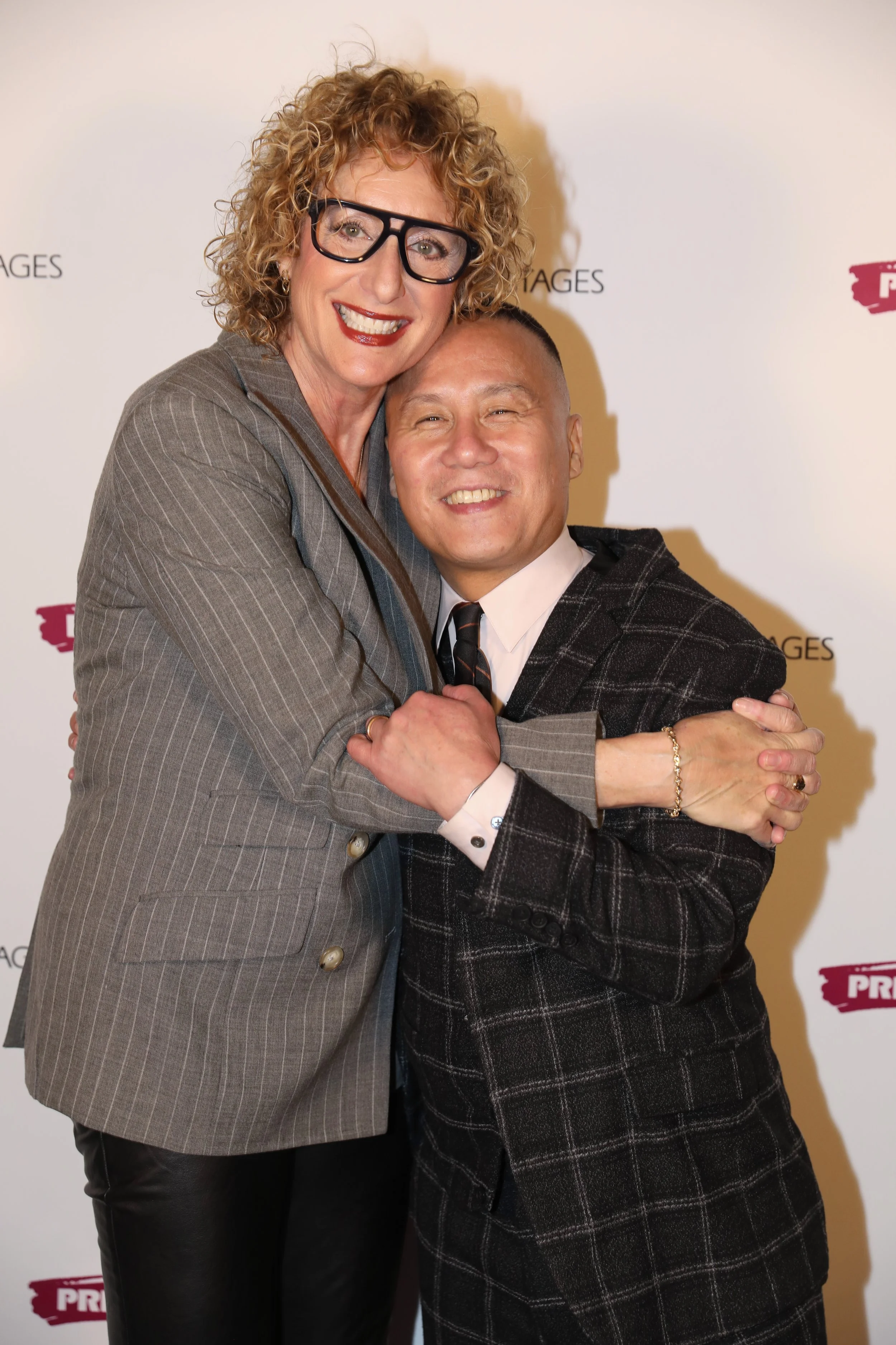 Judy Gold and BD Wong