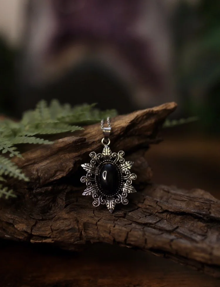 Black Obsidian Necklace