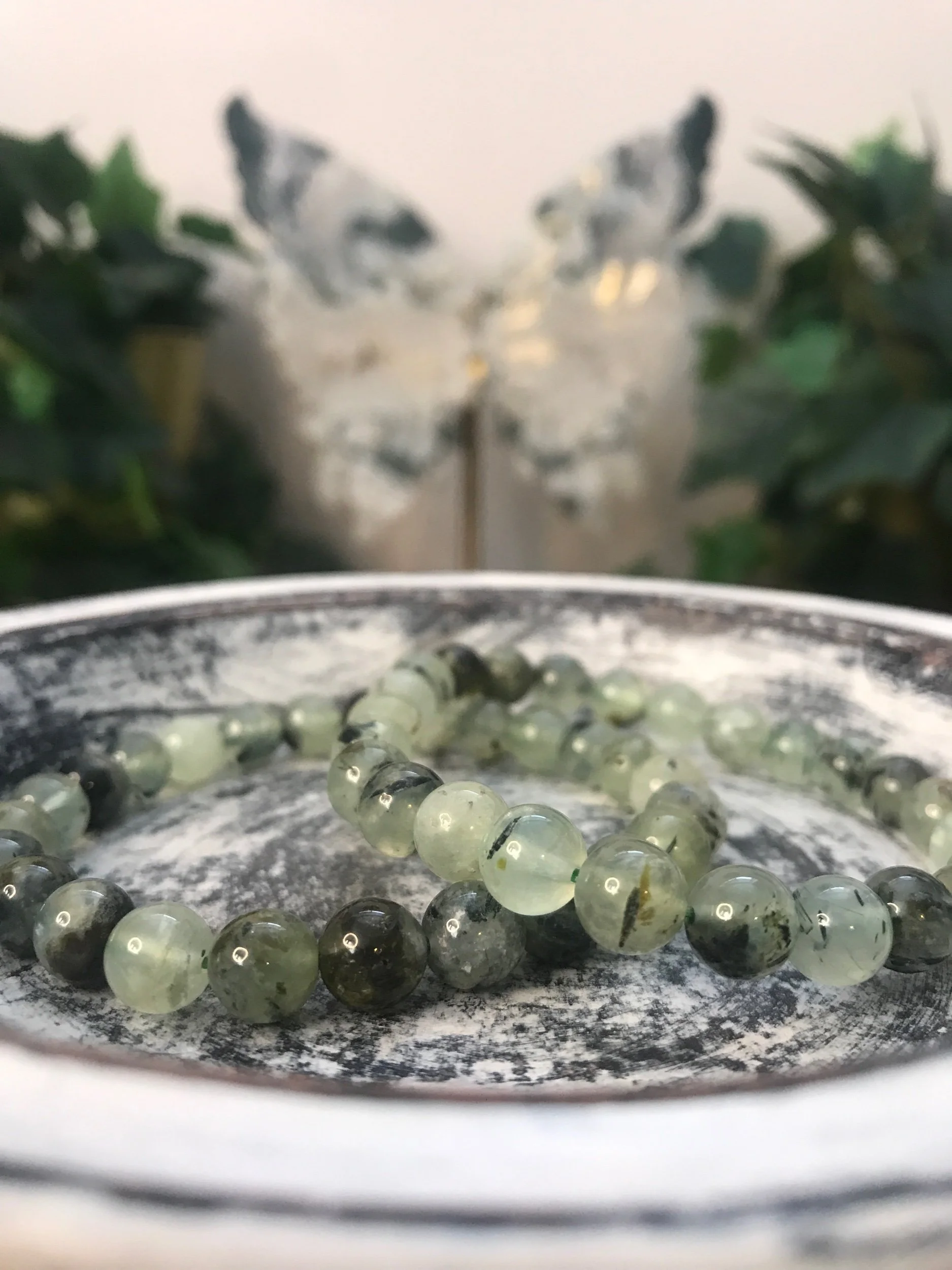 Prehnite 8mm Bracelet